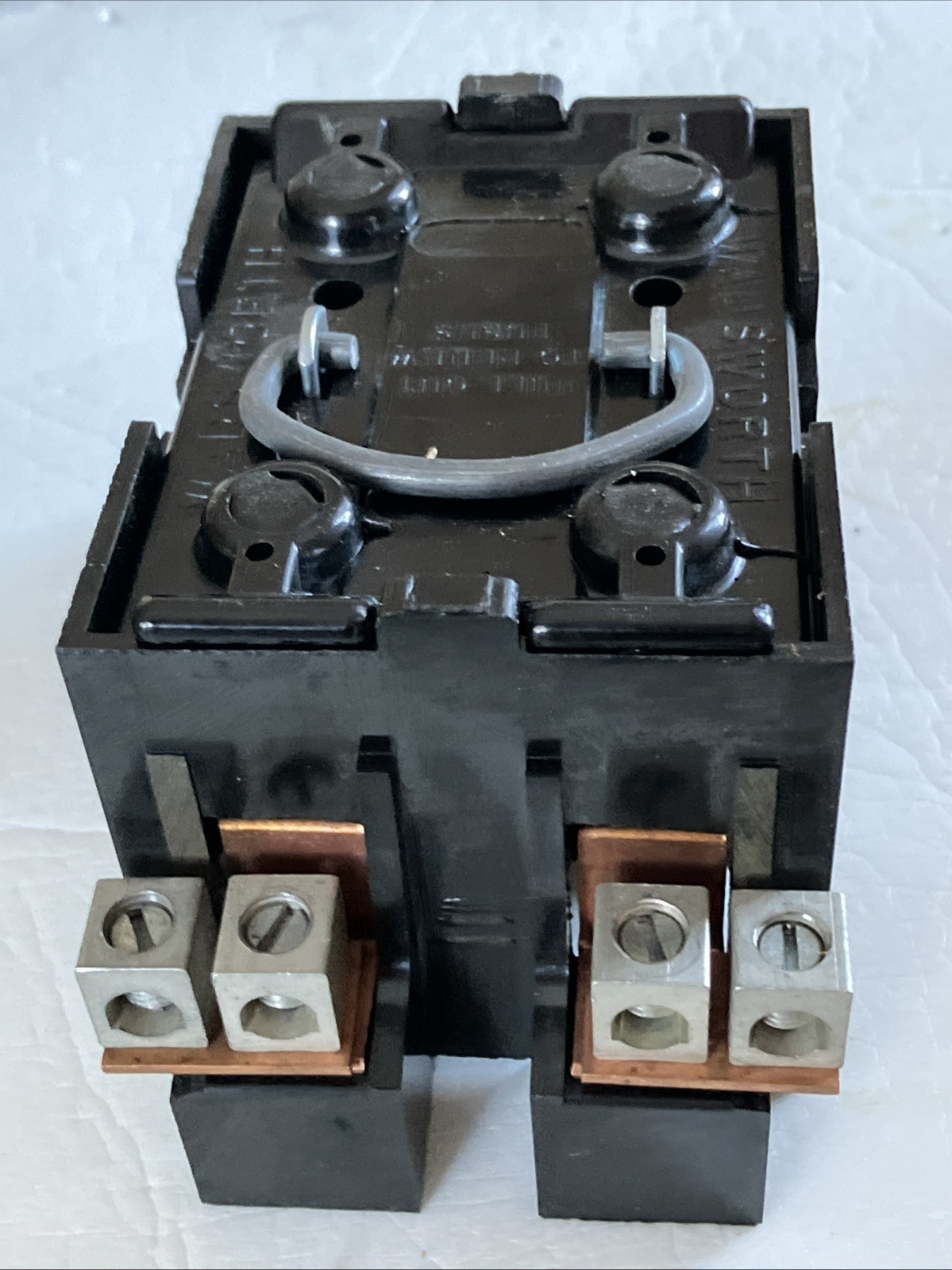 WADSWORTH “MAIN” 60A 250V Block and Fuse Holder Pullout Cat. No. 8038-57 New!!