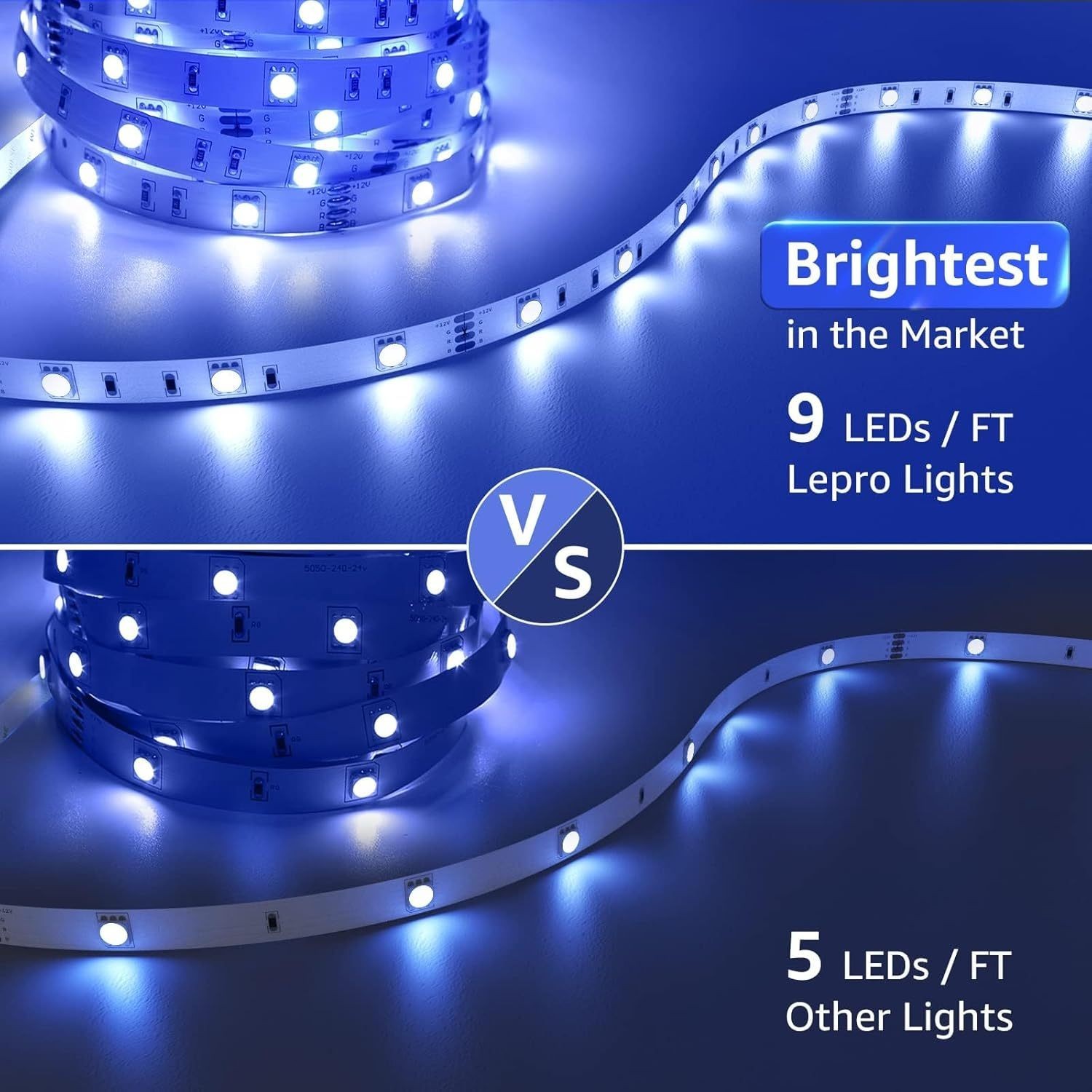 Smart LED Strip Lights RGB with App Remote Control for Room Decor