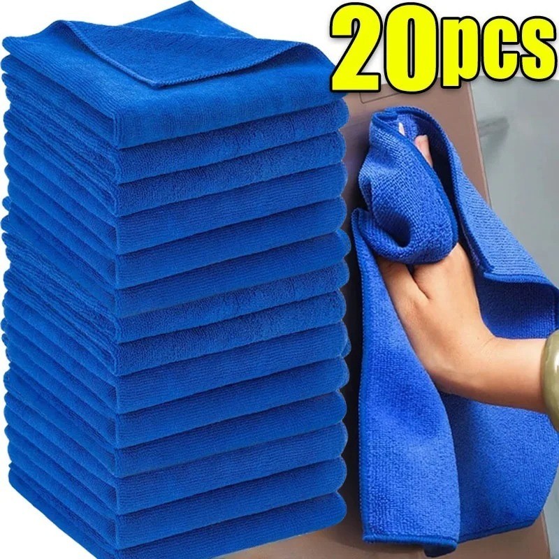 20PCS Microfiber Towels Car Wash Drying Auto Detailing Polishing Cloth
