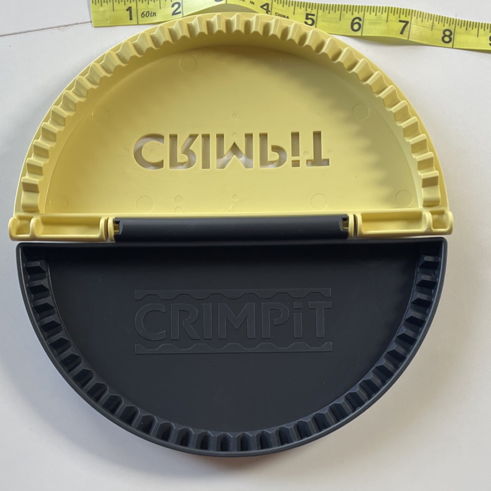 Crimpit Sandwich Crimper Crimpit Model Yellow Plastic Compact Less Than 10in