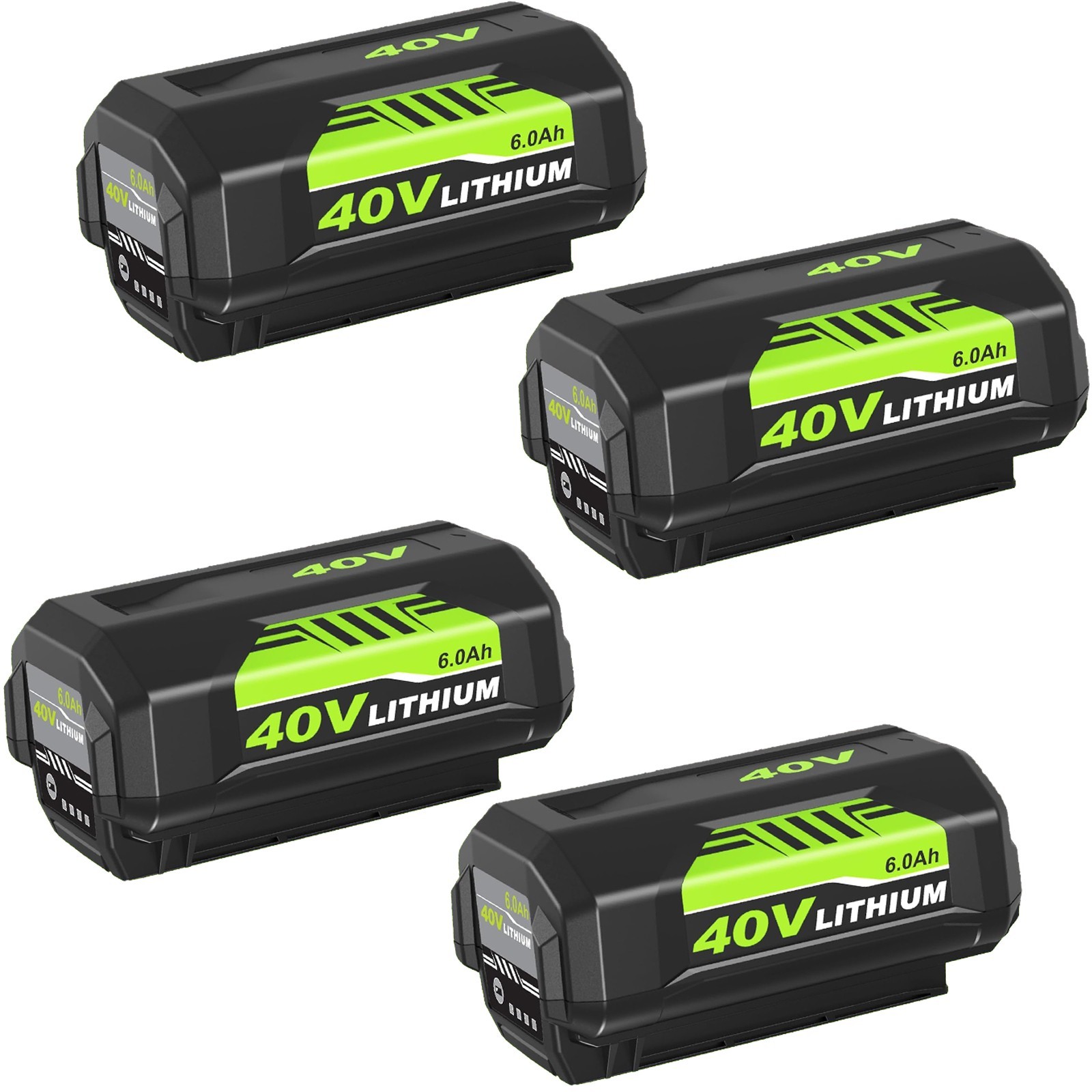 4x 40V Battery For Ryobi 40 Volt Lithium Ion OP4030 OP4050 OP40602 OP40261 6.0Ah