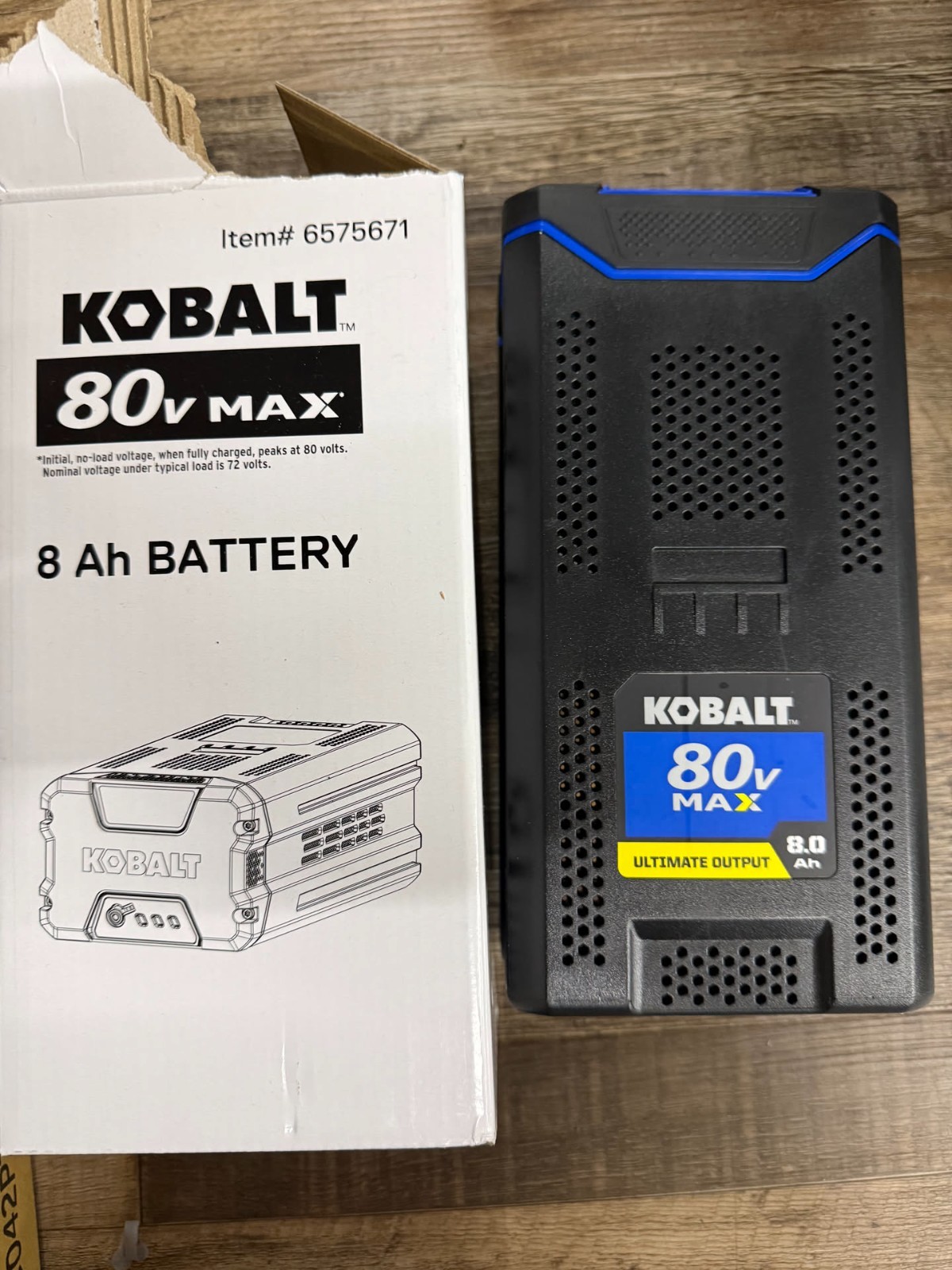 Kobalt 80V 8 Ah Lithium Ion (Li-ion) Battery – Highest Capacity