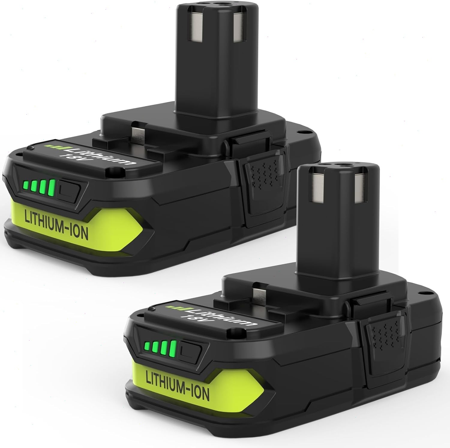 2PACK For RYOBI 18V 3.6Ah P108 High Capacity Battery 18Volt Lithium-Ion One Plus