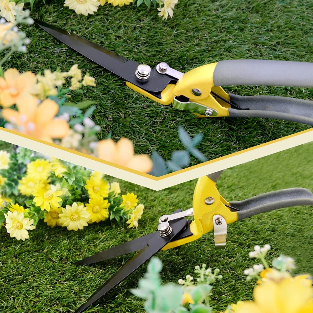 Grass Shears Hand Clippers Sharp Blade Non–Slip Grip Garden Lawn Edges Trimmer