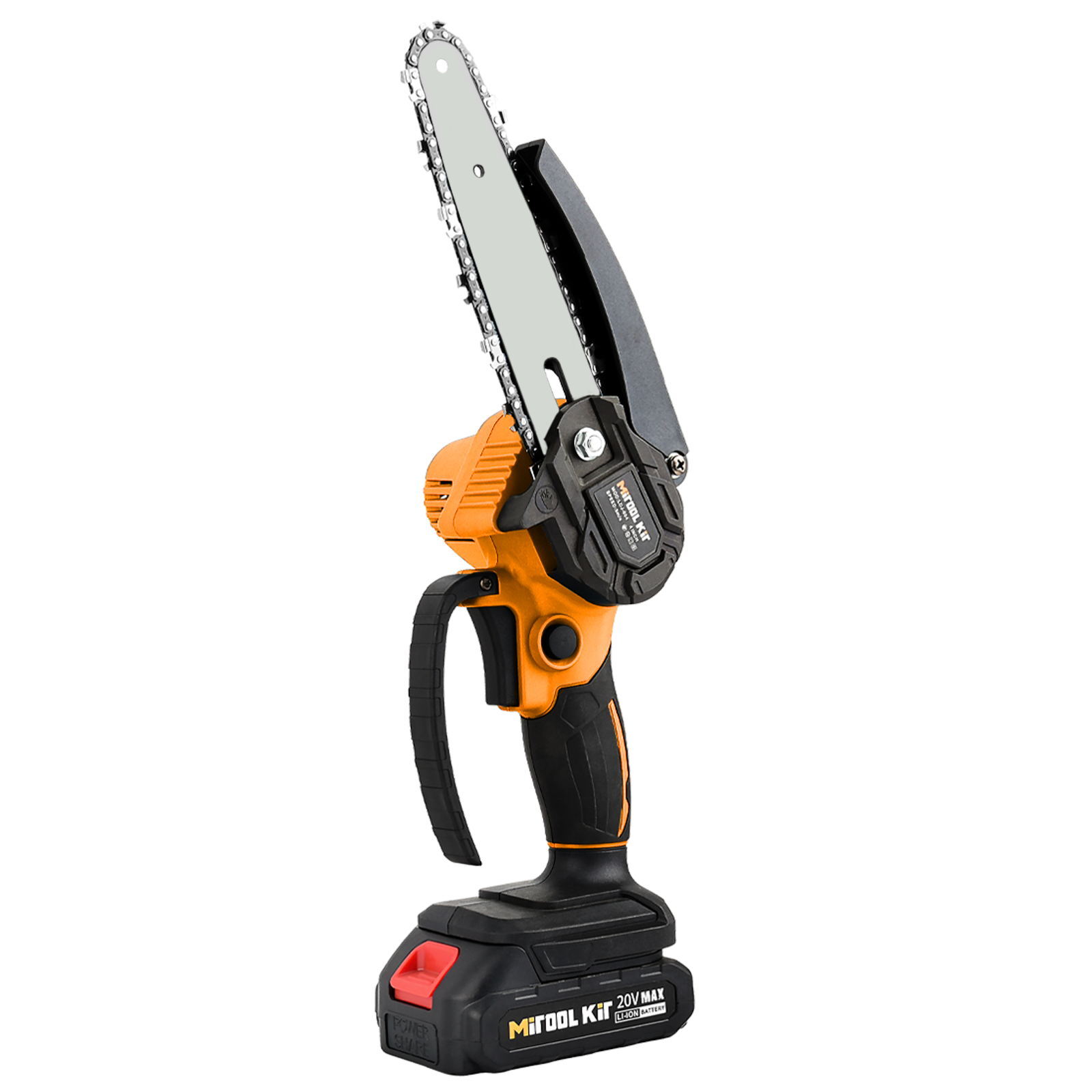 6inch Electric Mini Chainsaw Handheld Cordless Wood Cutter Saw with 2 Battery