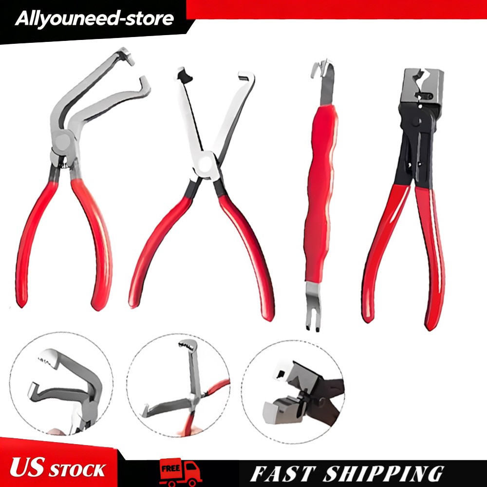 4Pcs Electrical Disconnect Pliers 60° Automotive Electrical Connector Separator