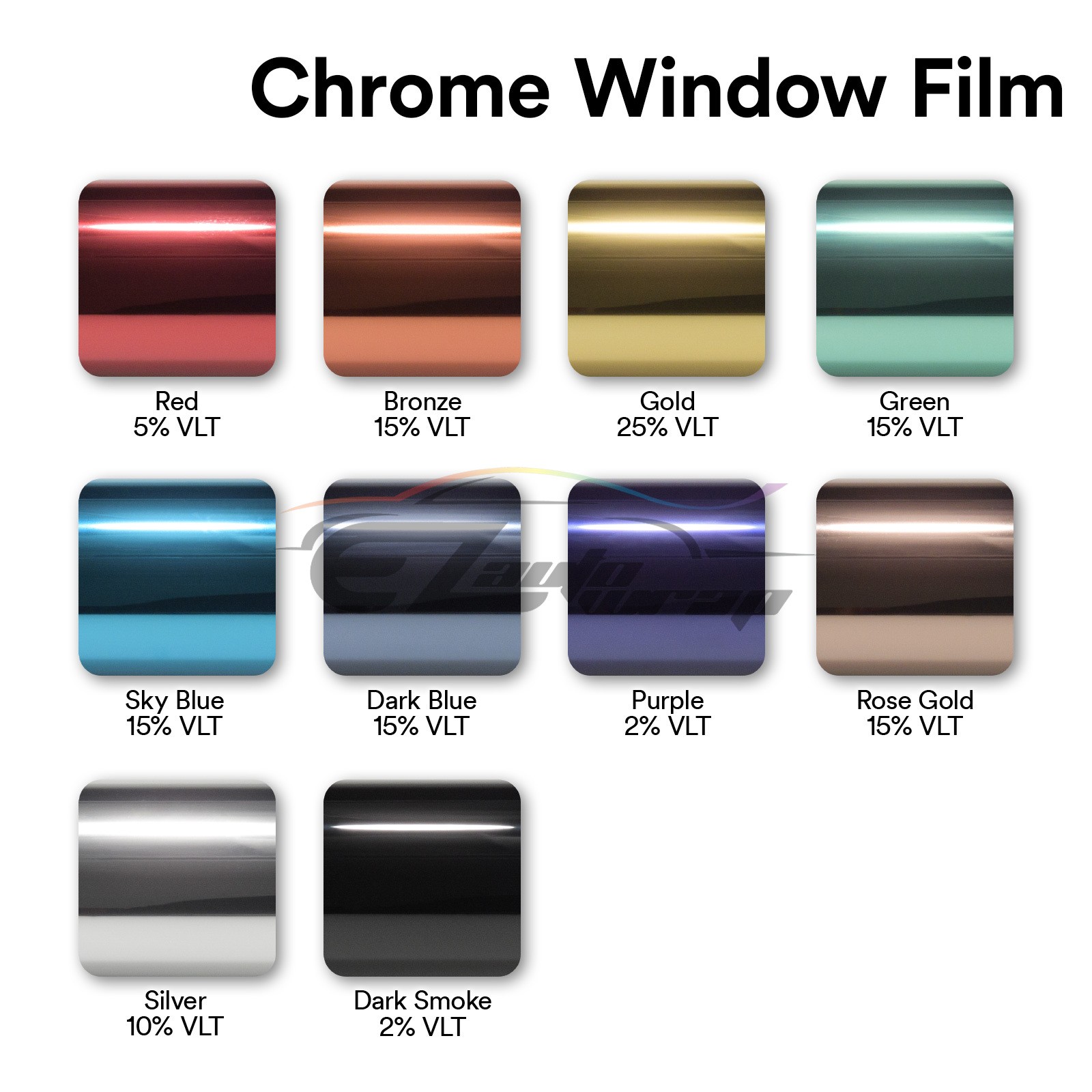 Window Tint One Way Mirror (Chrome Style ONLY) UV Heat Reflective Home Office
