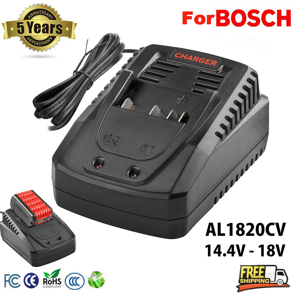 2x For Bosch Li-ion Battery OR Charger 6.5Ah 18V BAT609 BAT610G BAT618 24618-01
