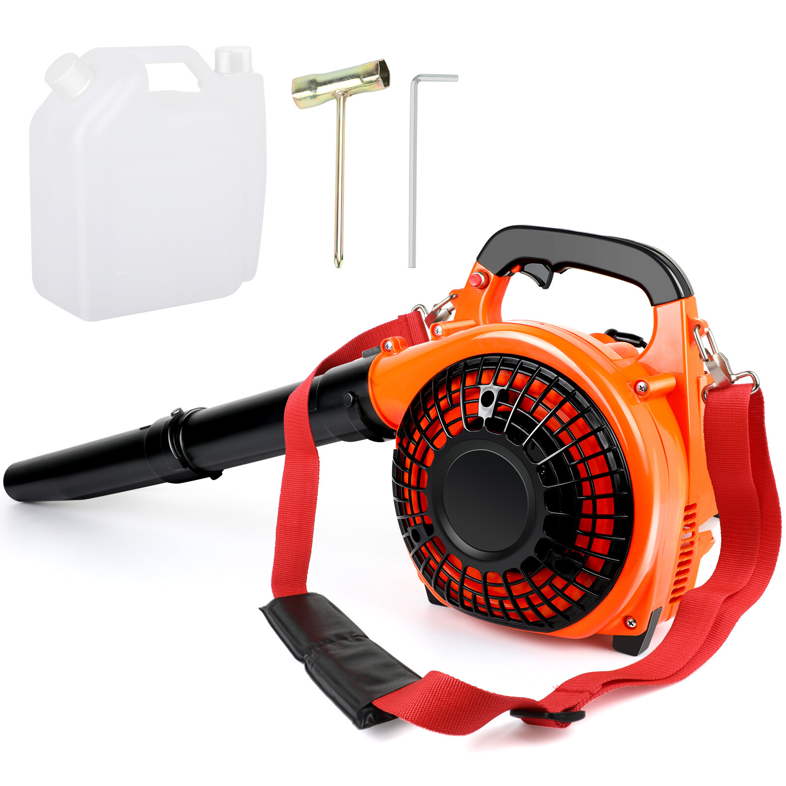 2024 New Upgraded 63CC 2-Stroke 665CFM 3HP Commercial Backpack Gas Leaf Blower