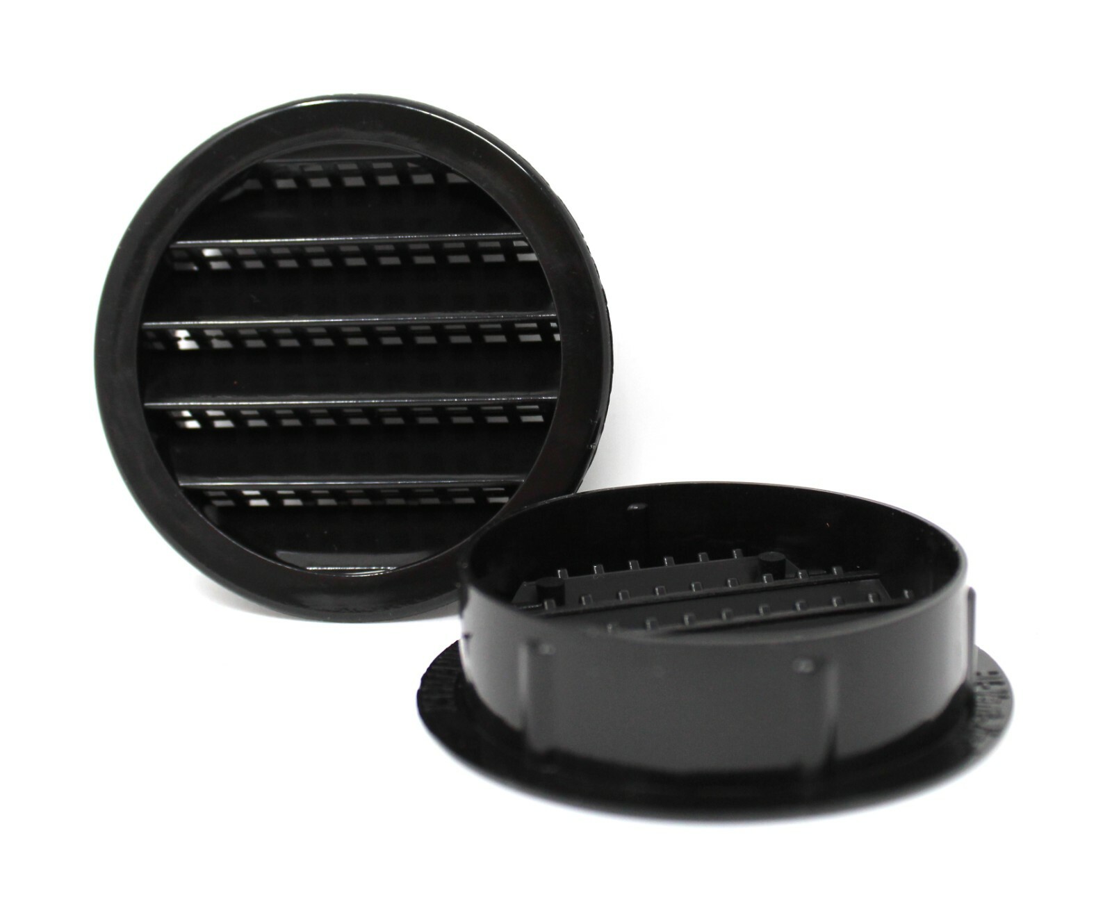 2″ Round Plastic Louver Soffit Air Vent Reptile Screen Grille Cover