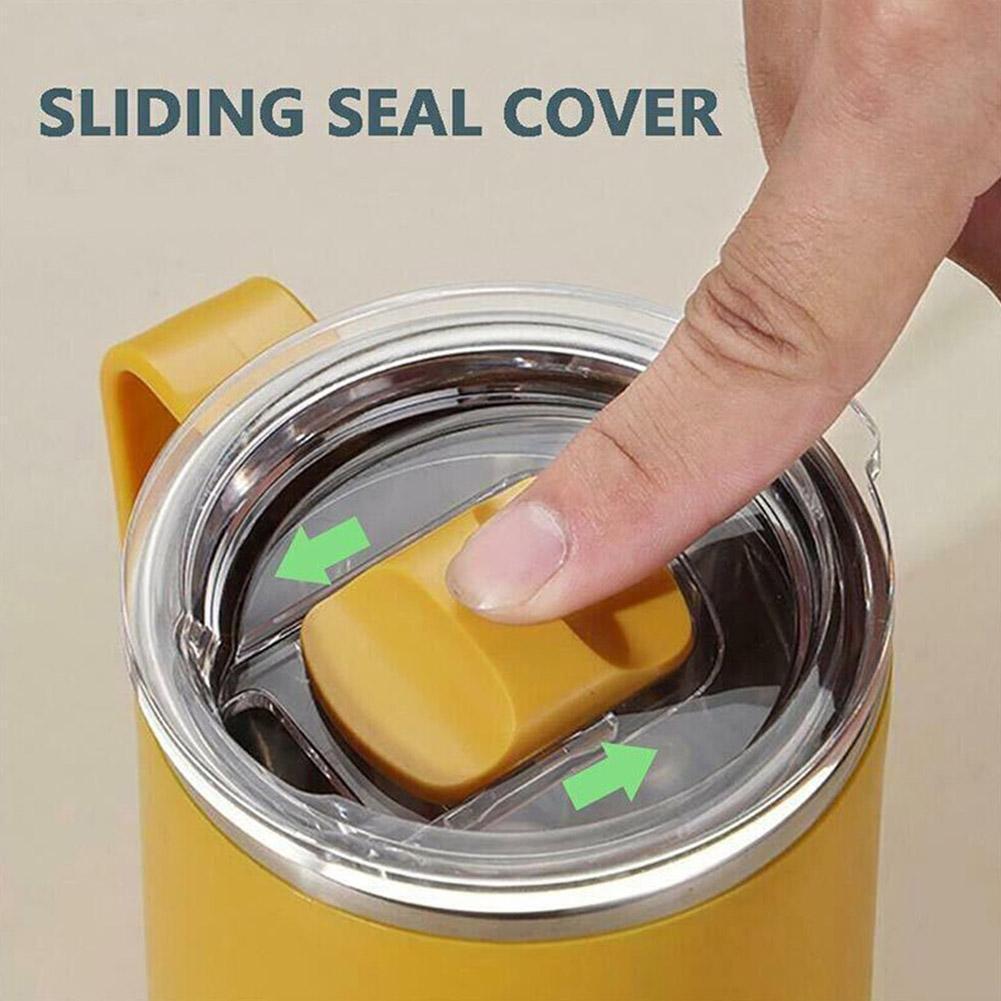 Coffee Mug Stainless Steel Double Wall Insulated Tumble Travel Mug Cup Lid 2023