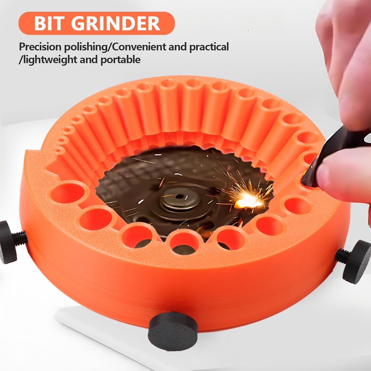 Angle Grinder Drill Bit Sharpener Tool for 2-13mm Bit Power Grinding Attachment