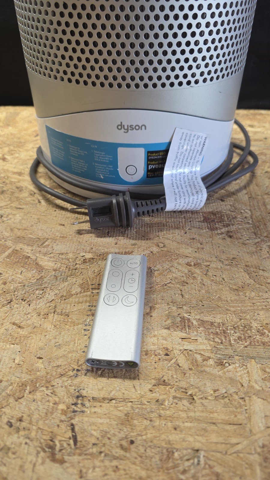 Dyson Pure Cool Link Desk White/Silver DP01 Smart Air Purifier Fan | W Remote