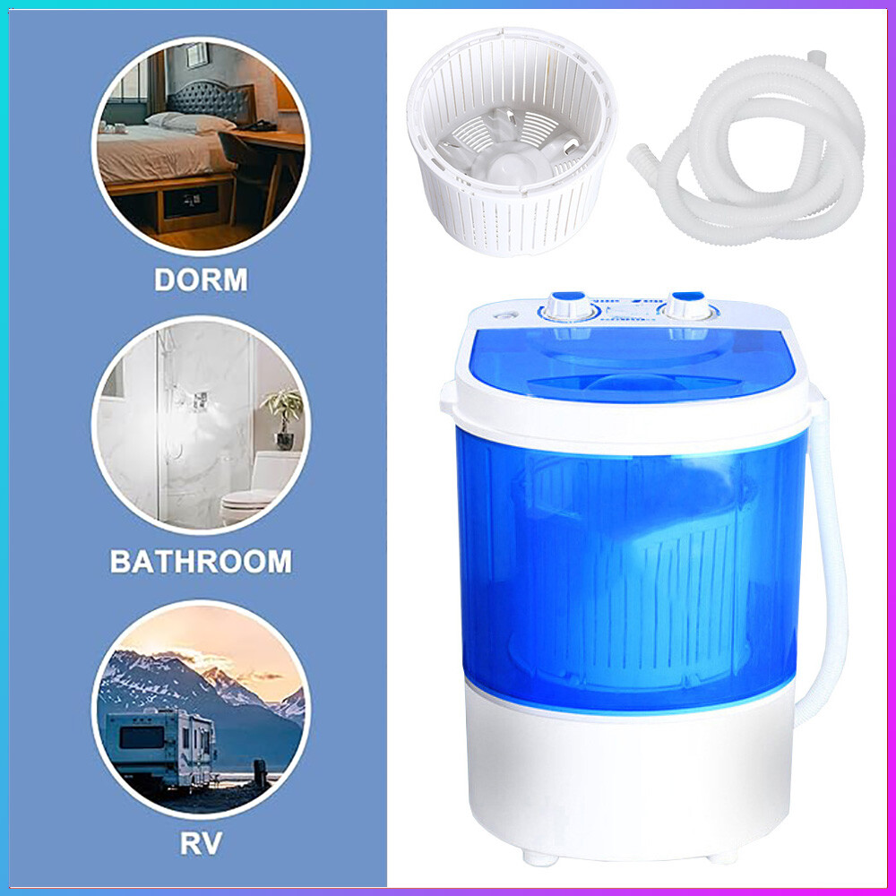 Portable Mini Laundry Washer 9lbs Compact Washing Machine Idea for Dorm Room RVs