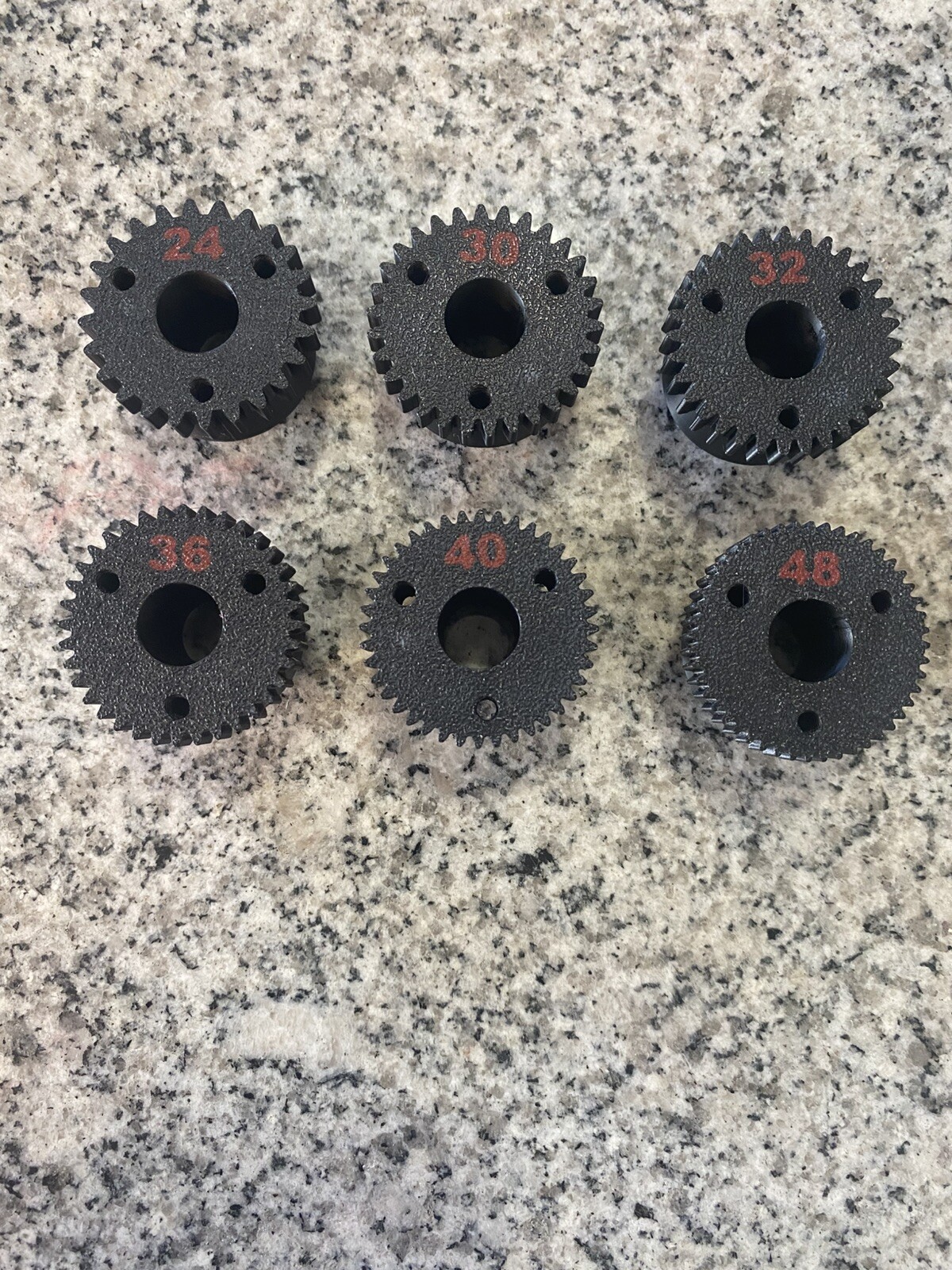 Christmas Sale! Unimat DB / SL Lathe 6 Index Plates #24,30, 32, 36,40 & 48,3d Pr