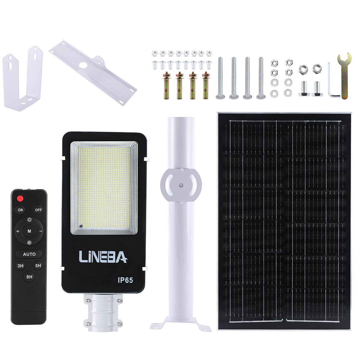 8800000000LM Commercial Solar Street Light Motion Sensor Backyard Road Wall Lamp