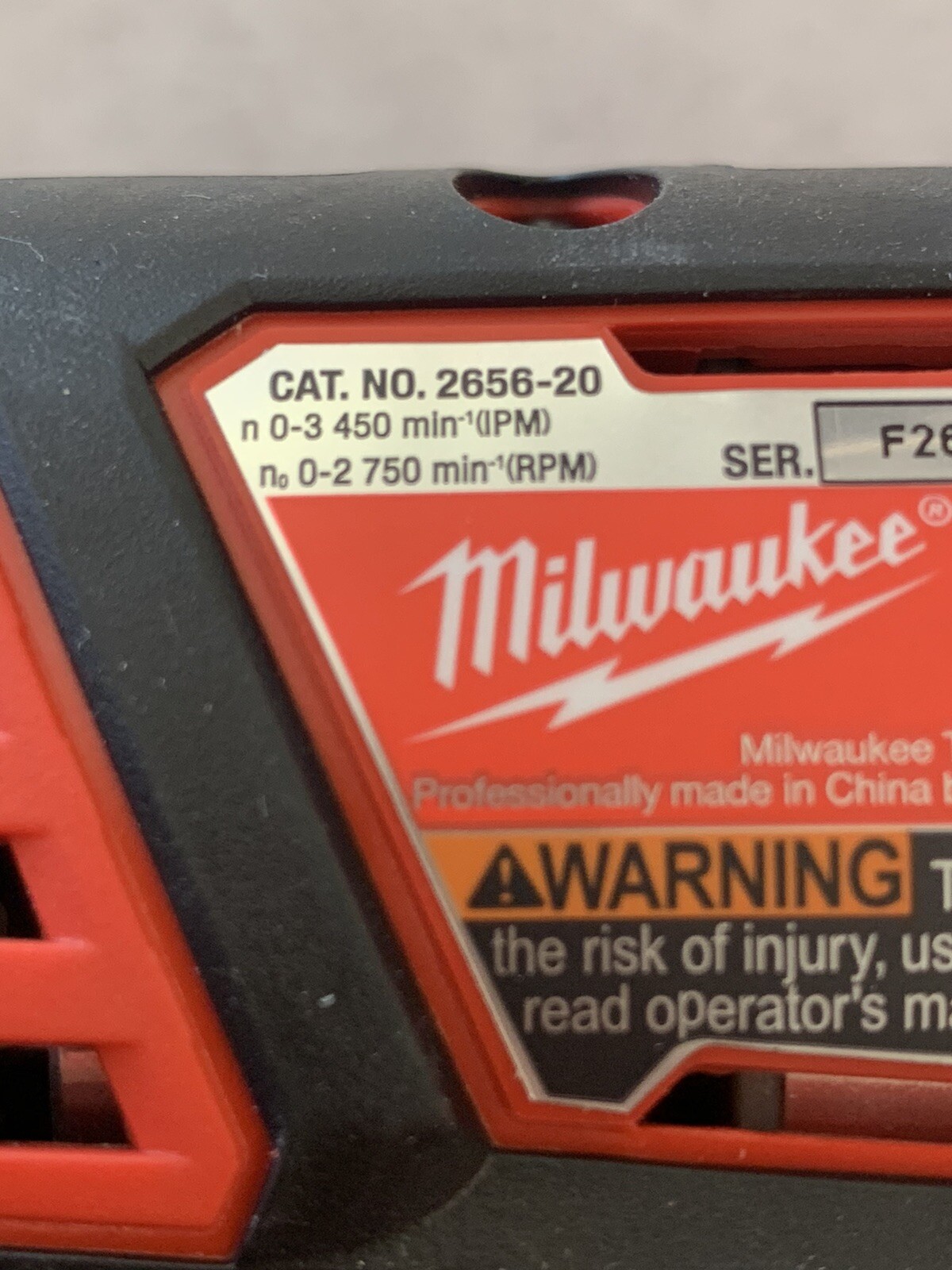 NEW Milwaukee 2656-20 1/4″ M18 Cordless Battery Hex Impact Driver 18 Volt 18V