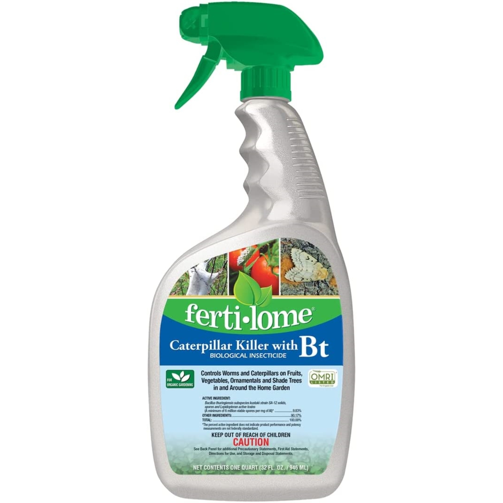 Fertilome Caterpillar Killer with Bt Biological Insecticide, RTU (32 oz.)