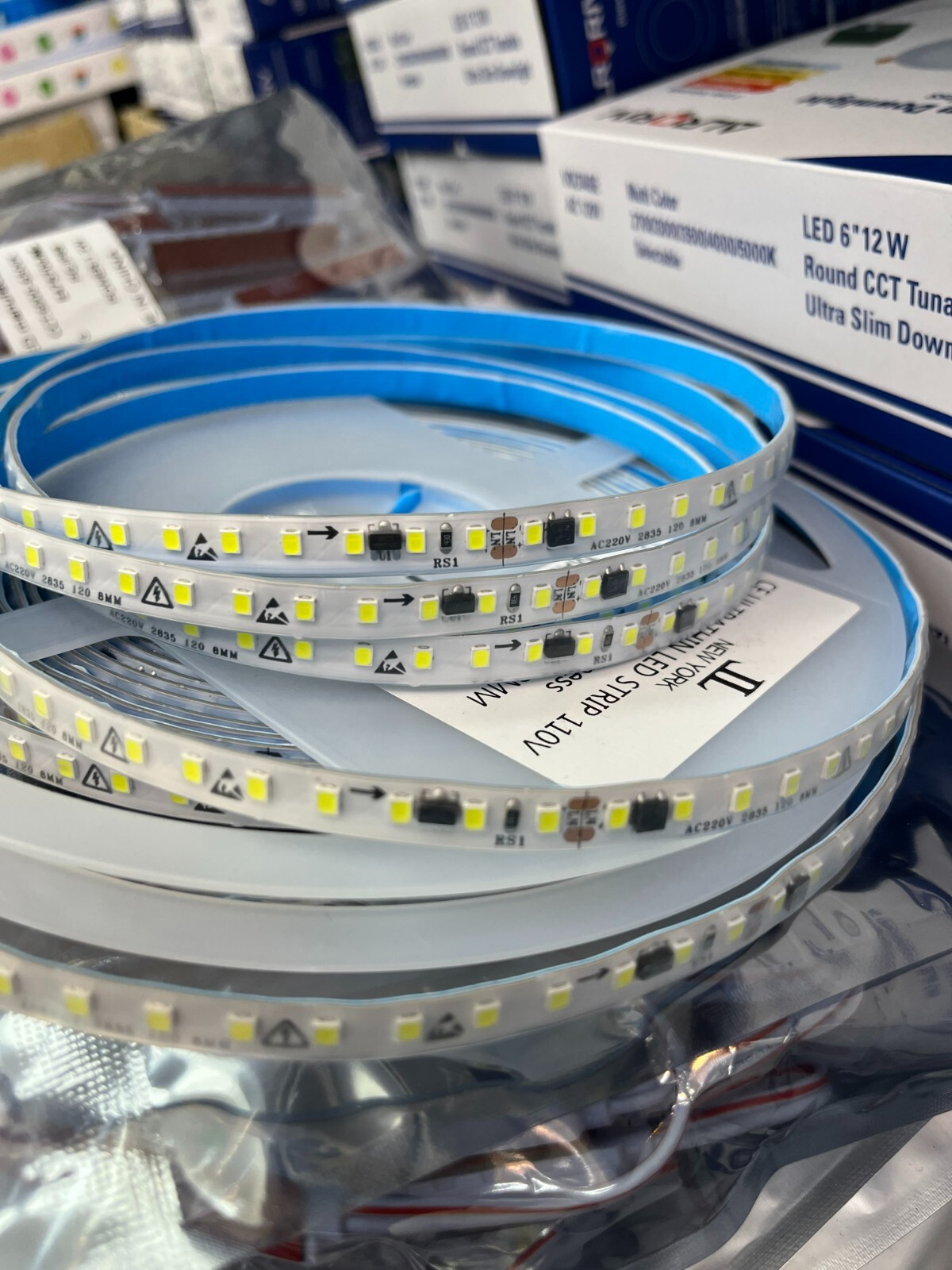 Ultrathin 110V LED Strip light.No Powersupply Needed!Easy Fix! Waterproof!