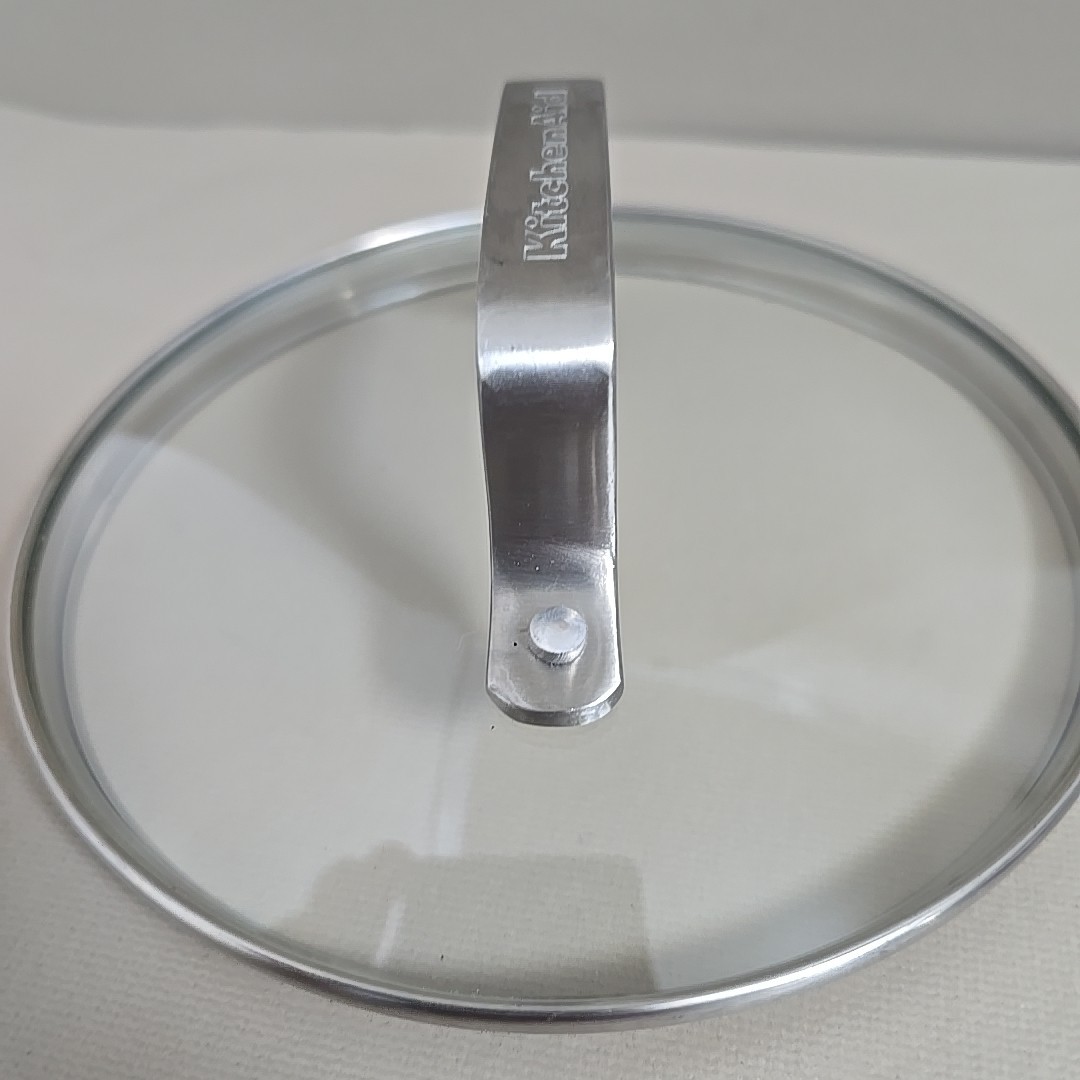 KitchenAid Glass Stainless Steel Pot Pan Lid Replacement 6 5/8 Outer 6 1/8 Inner
