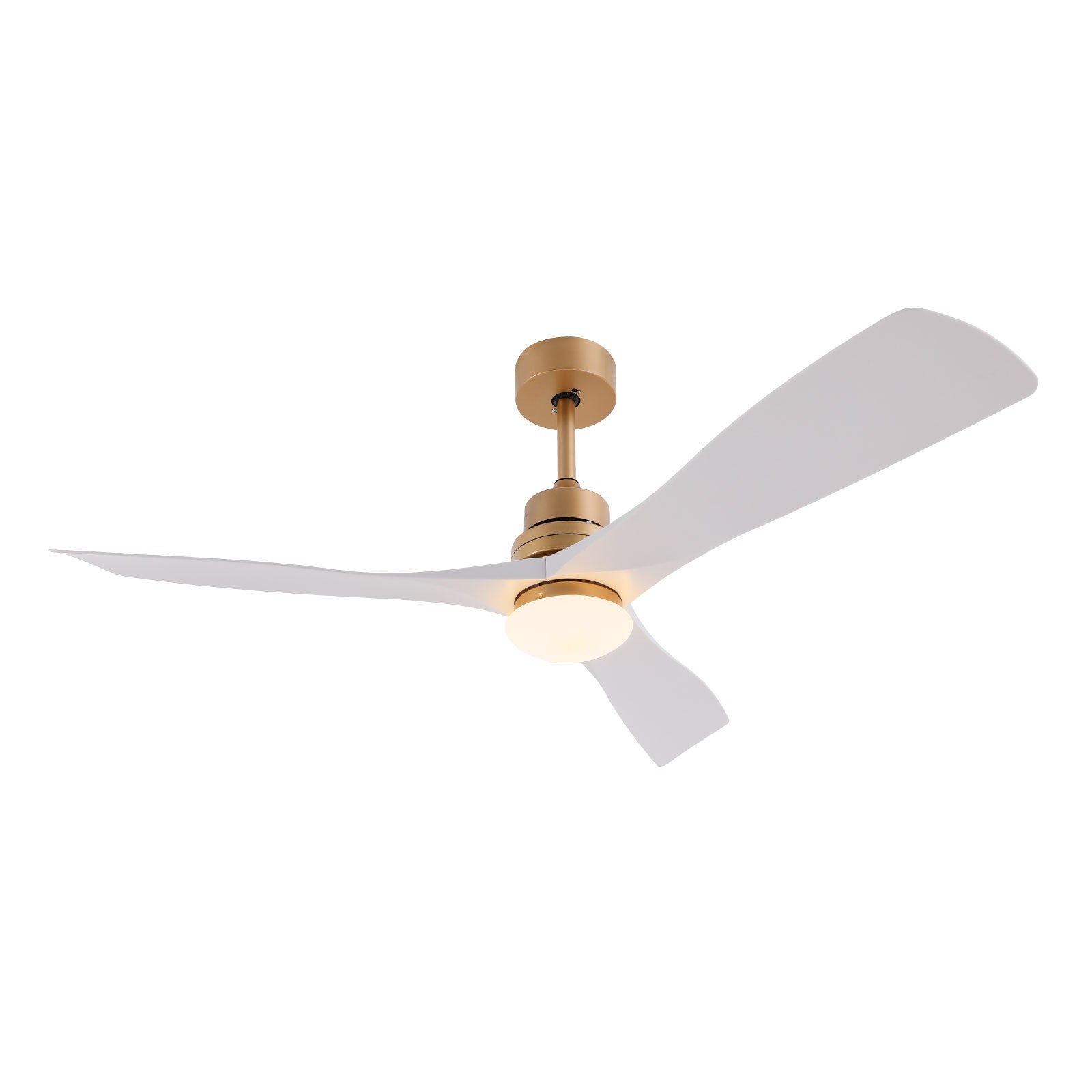Modern Ceiling Fan Light Quiet 30dB 6 Speed 1/2/4/8H Timer LED with Remote