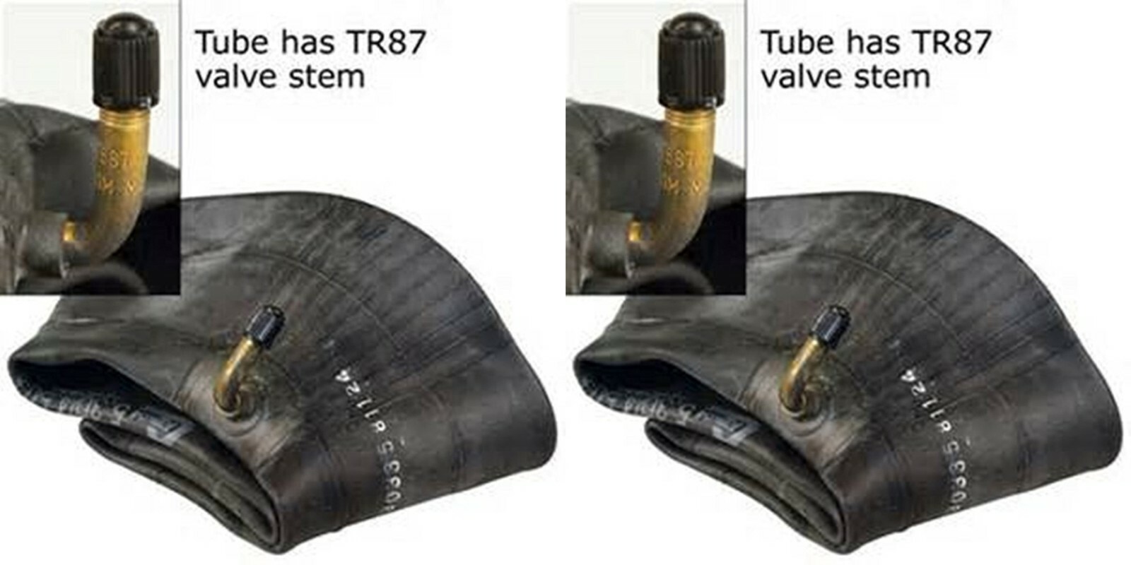 (SET OF 2) 3.40/3.00-5 3.40-5 3.00-5 300-5 340-5 Tire Inner Tube TR87 Valve