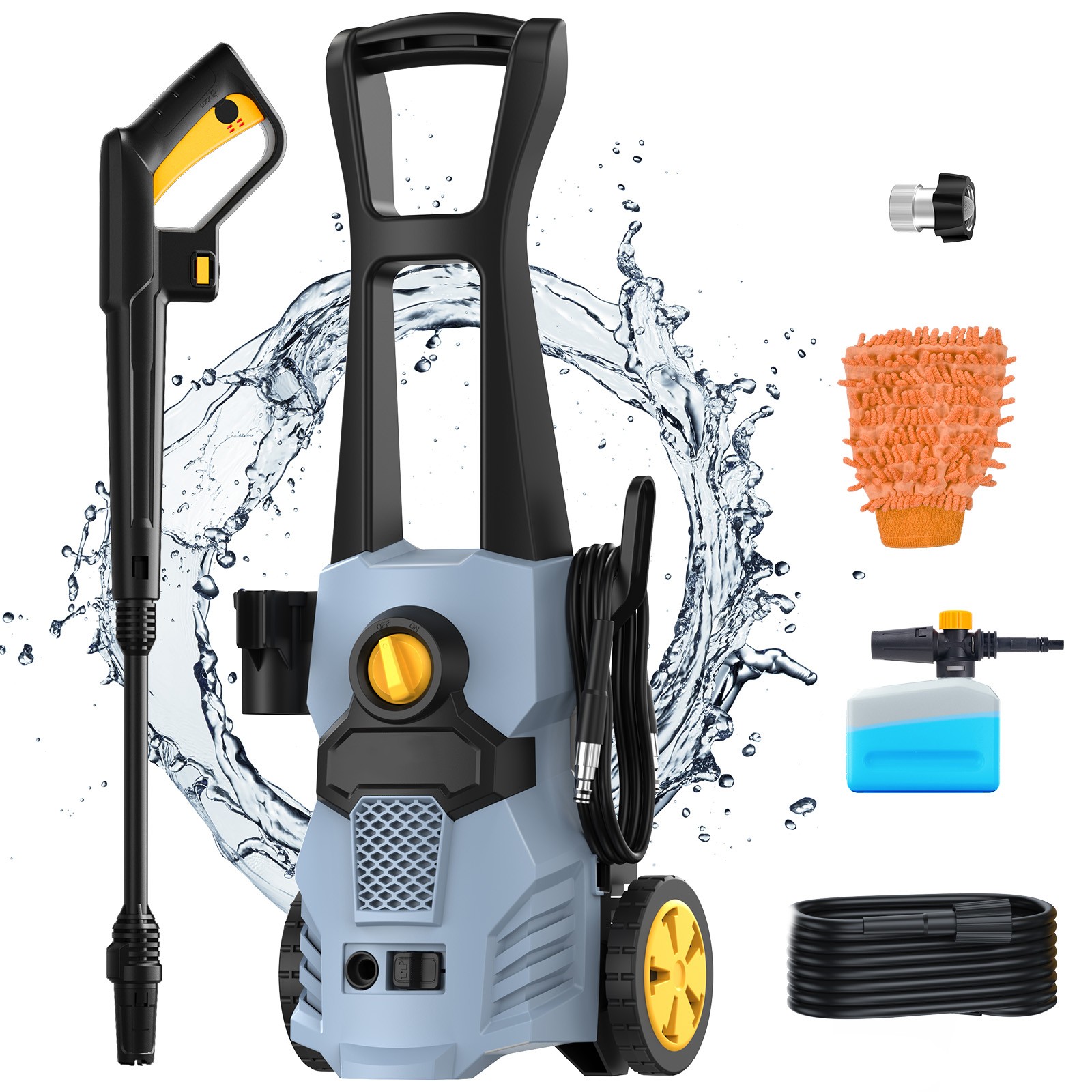 Pressure Washer Electric 4200PSI High Pressure Washer for Cars Fences Home Clean