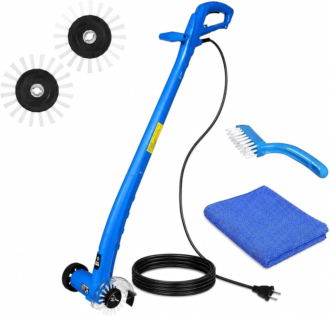 Electric Stand-Up Grout Cleaner Machine – Compact Lightweight Floor Scrubber for