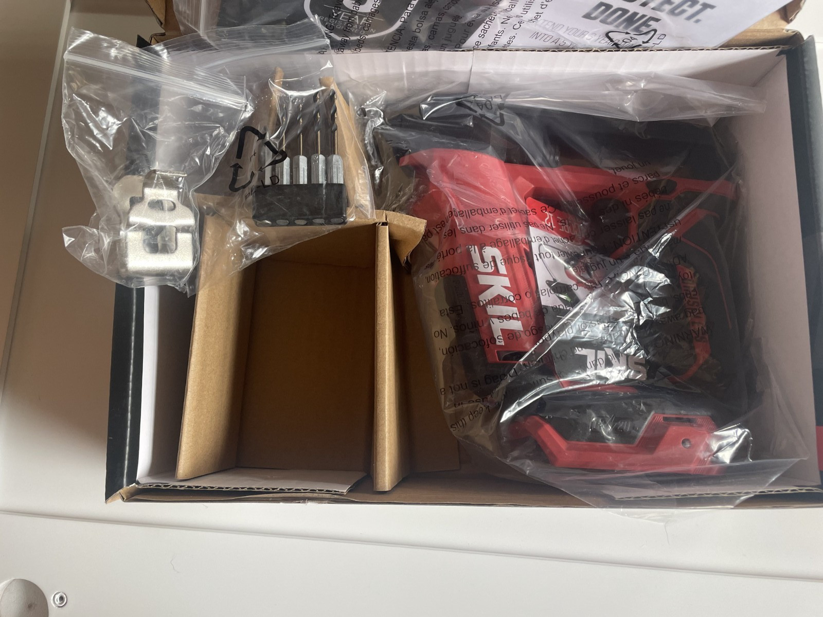 SKIL 12V / 20V PWRCORE Brushless Flip Drill – New in Box – Tool only.