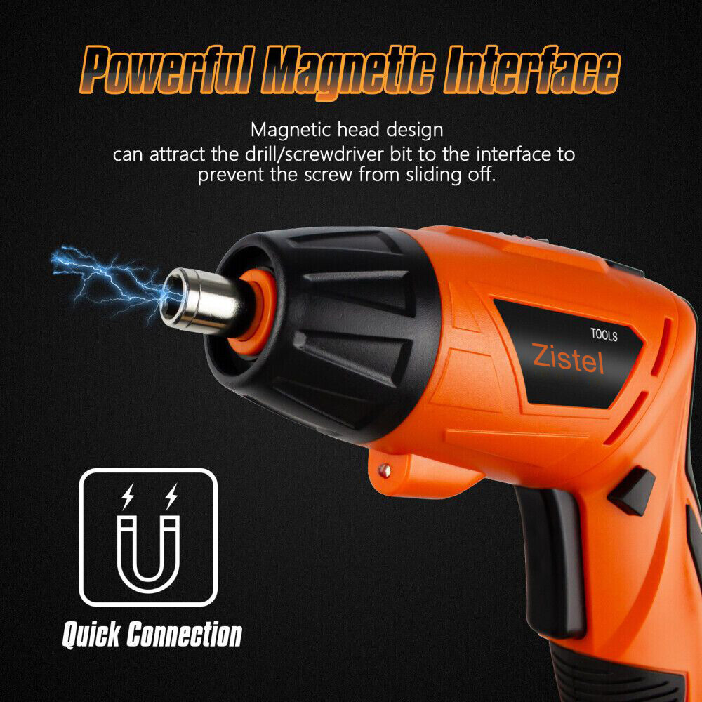 48IN1 Cordless Electric Screwdriver Drill Power Tool Kit w/ Rechargeable Battery