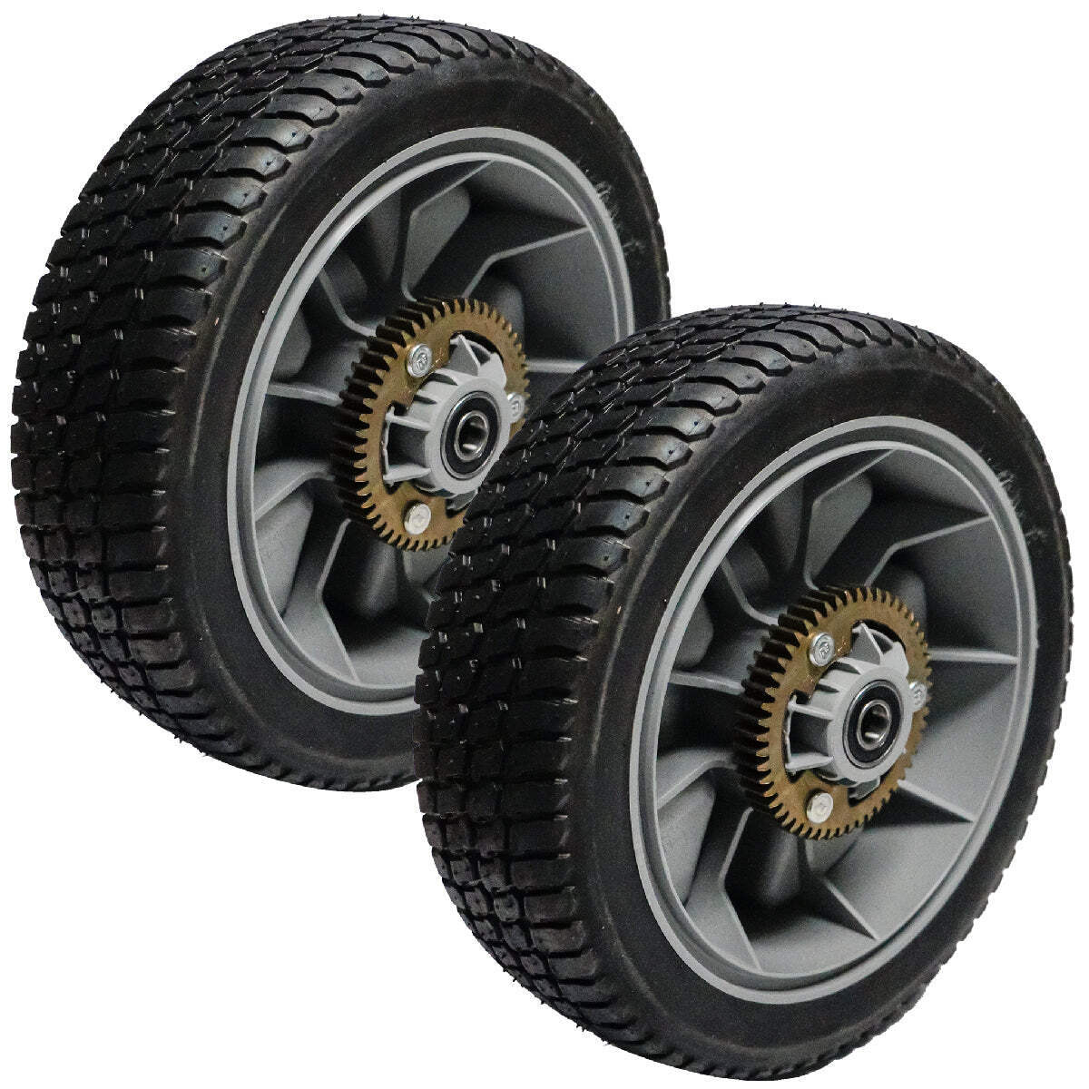 2PK Genuine OEM Toro 125-2509 Gear Wheels 10-inch For TimeMaster 30 in. Mowers