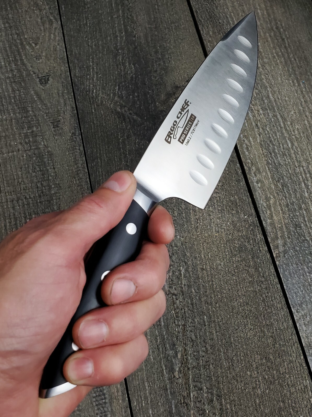 Ergo Chef 2.0 Pro Series 6″ Chef’s Knife Pakkawood Handle (factory Second)