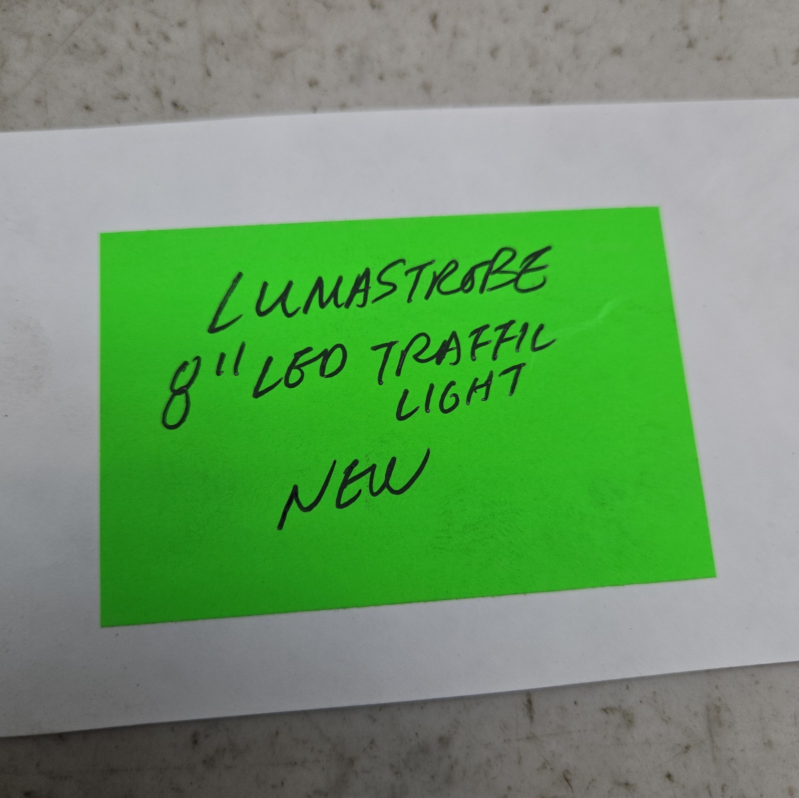 Lumastrobe 8″ Led Traffic Light Solar See Pictures Read Description