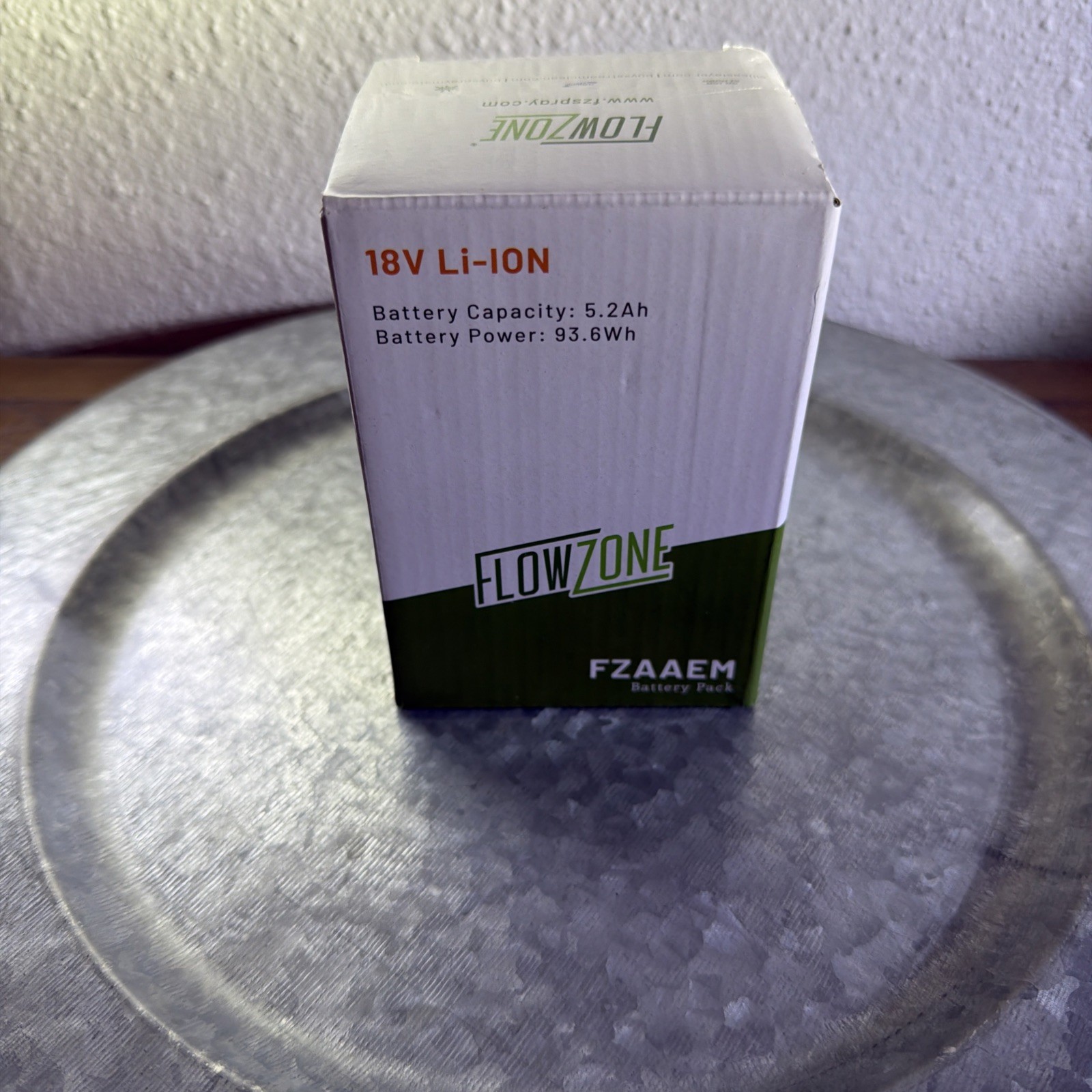 Flowzone FZAAEM Battery, 18V, 5.2 Ah, Li-Ion