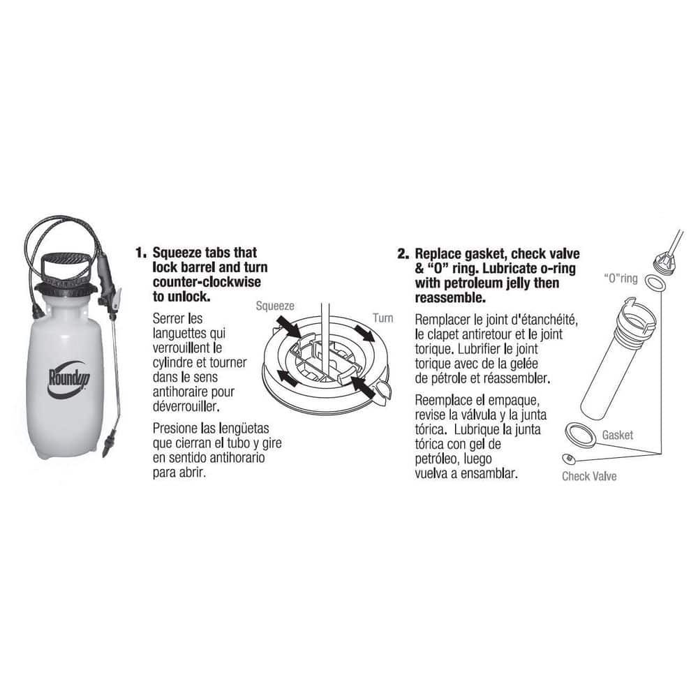 Sprayer Repair Kit for Roundup & Ortho Sprayers – Easy to Install, Durable Parts