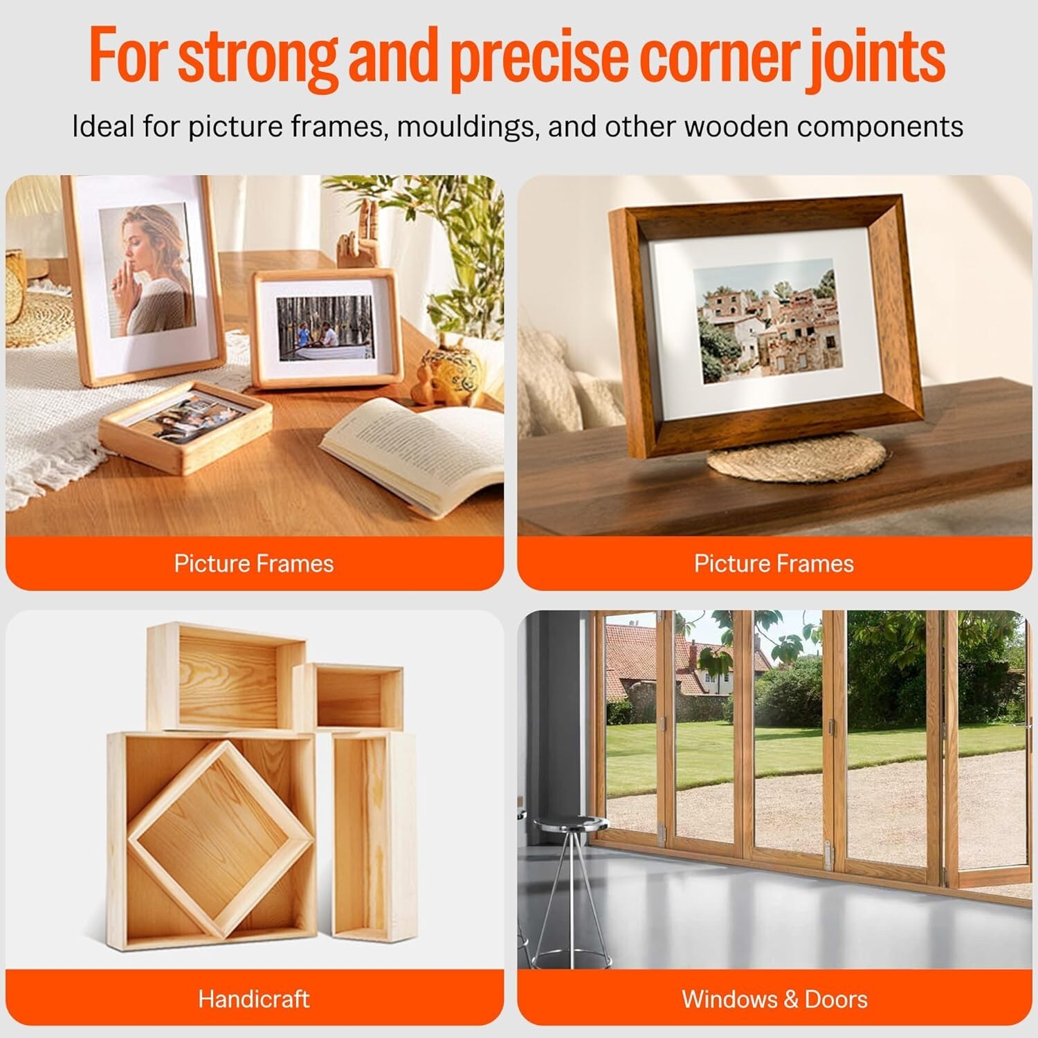 meite Picture Frame Joiner V1015B Picture Frame Nailer Size 9/32″-19/32″V-Nailer