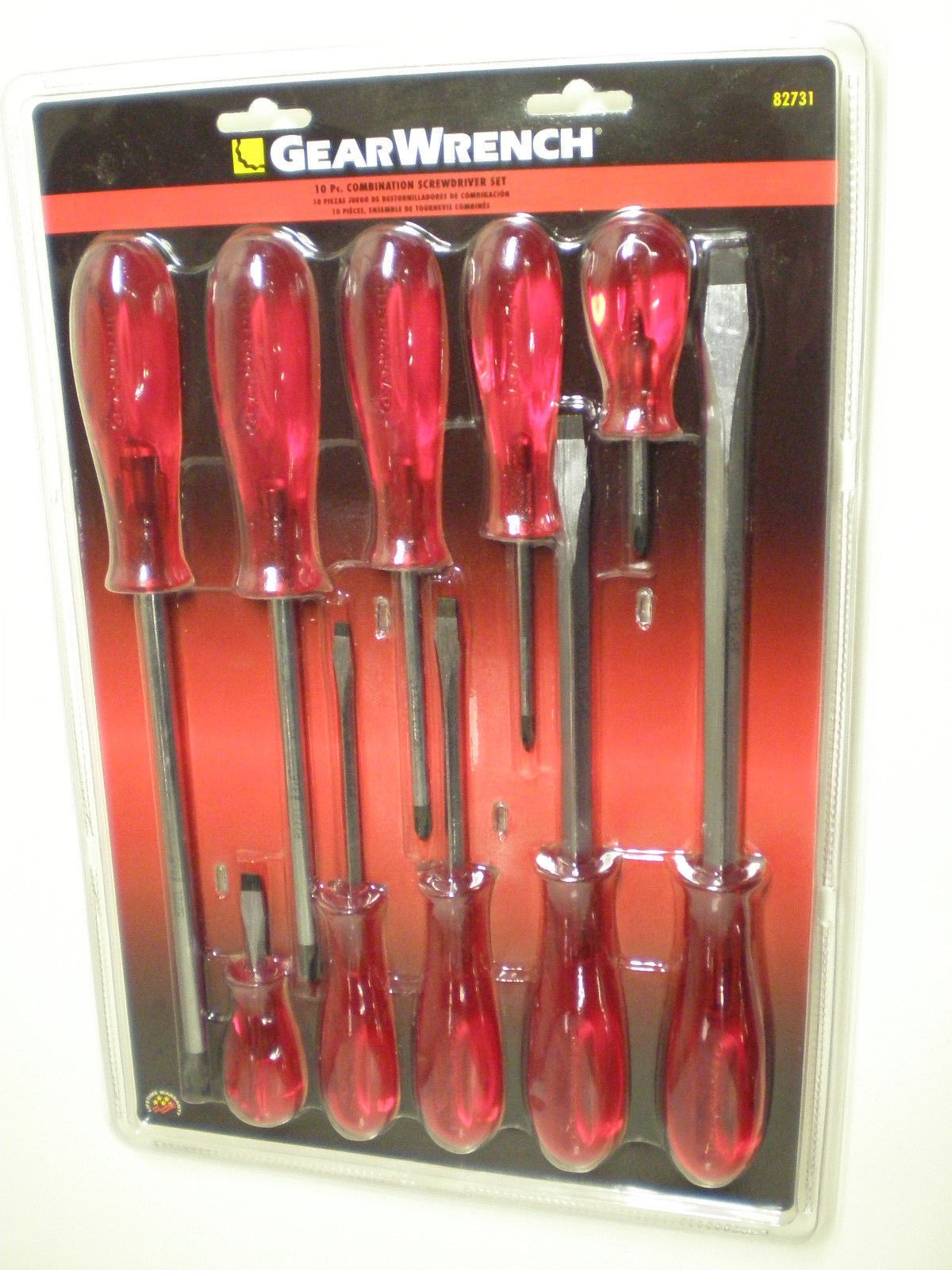 GearWrench 82731 10 Piece Slotted / Phillips Screwdriver Set