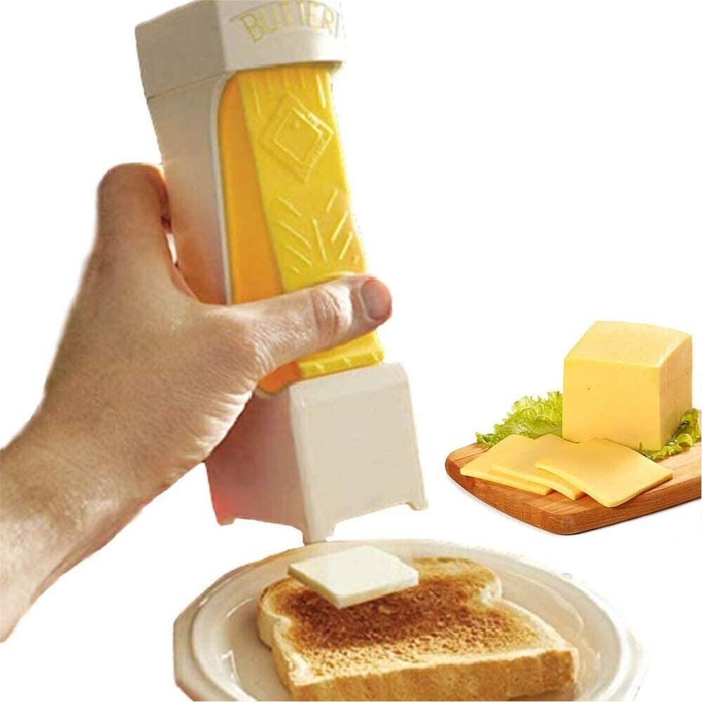 1PC One Click Butter Slicer Cheese Cutter with Stainless Steel Blade