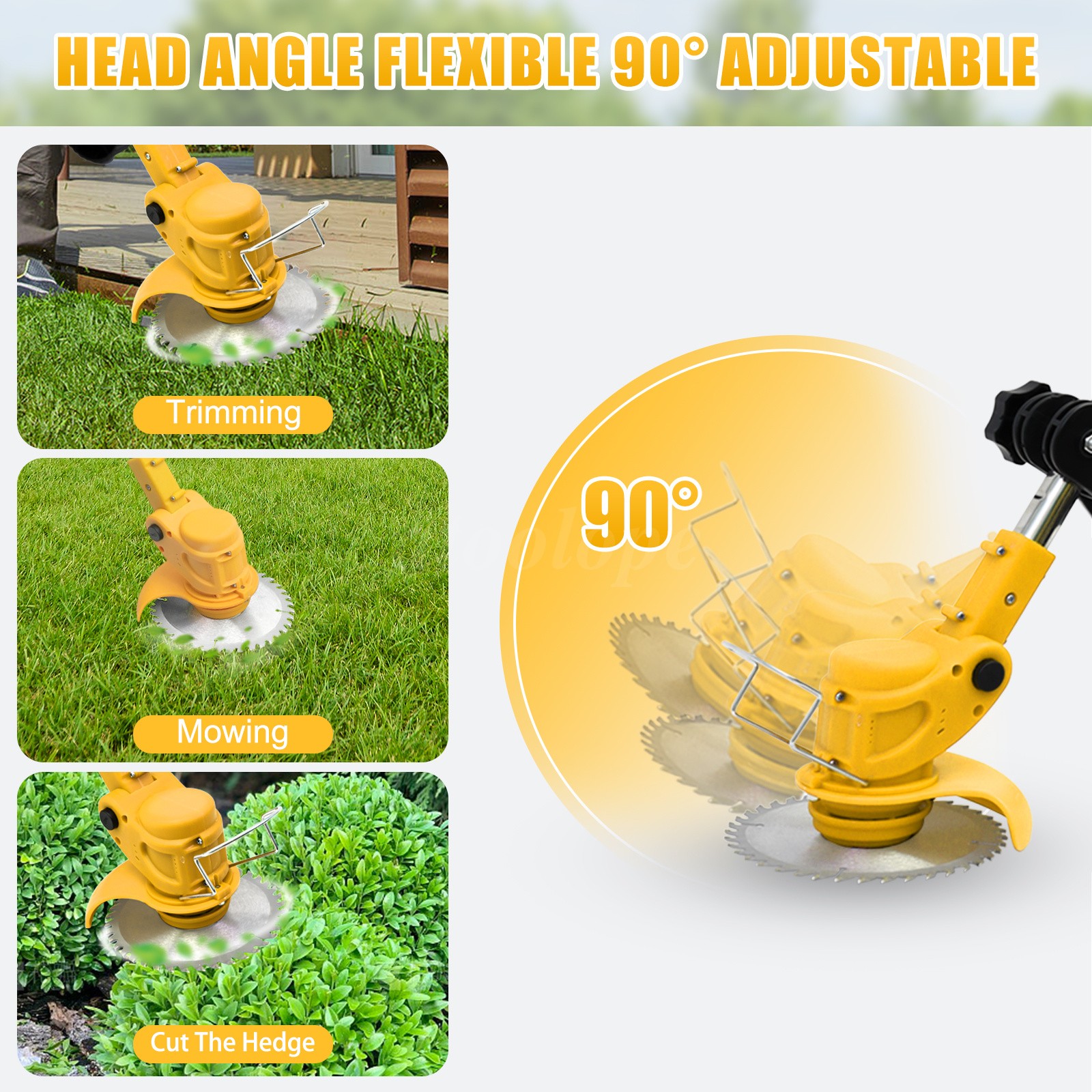 Cordless Brushless Angle Grinder 16800RPM 12V Mini Handheld Polish Grinding Tool