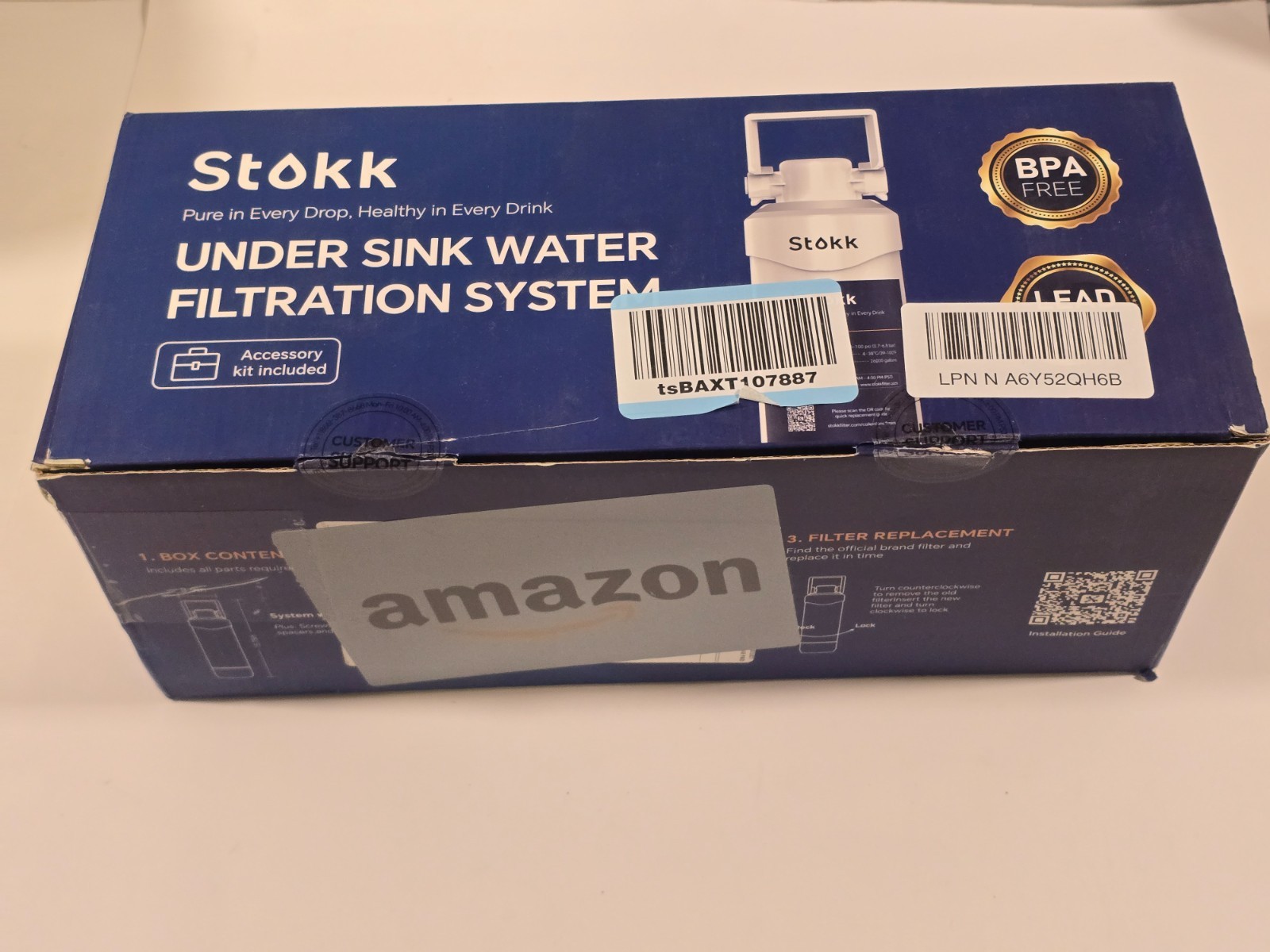 Stokk UC50 Under Sink Water Filter, Reduces Lead, Chlorine, Bad Taste & Odor