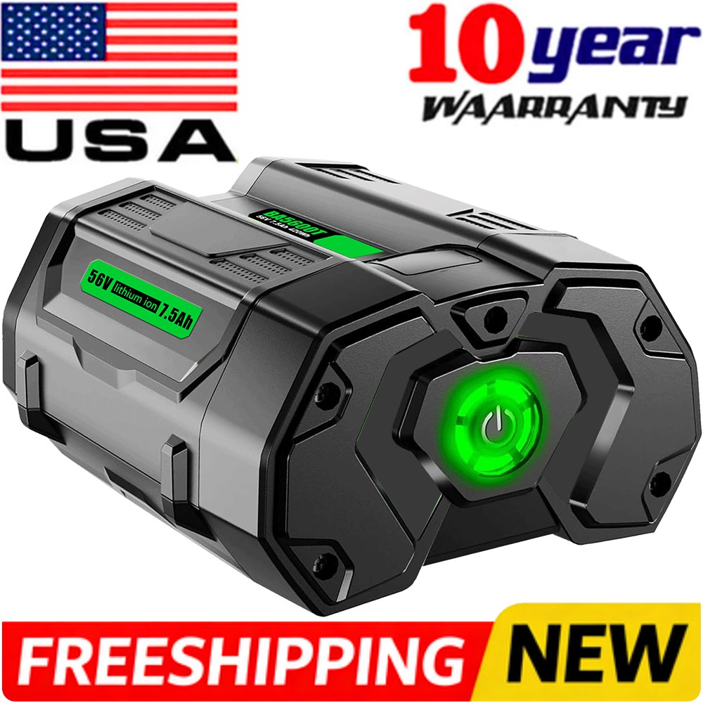 7.5Ah 56V Lithium-ion Battery For EGO BA5600T BA4200T BA2800 BA1400T CH2100 NEW