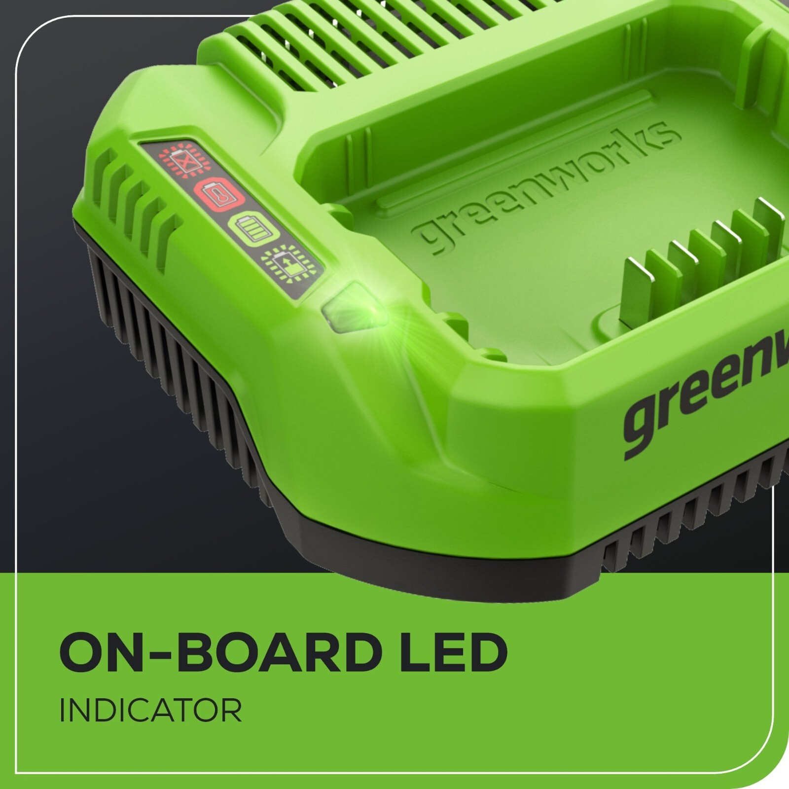 Greenworks 80V 2A Standard Charger GCH8020 – Refurished