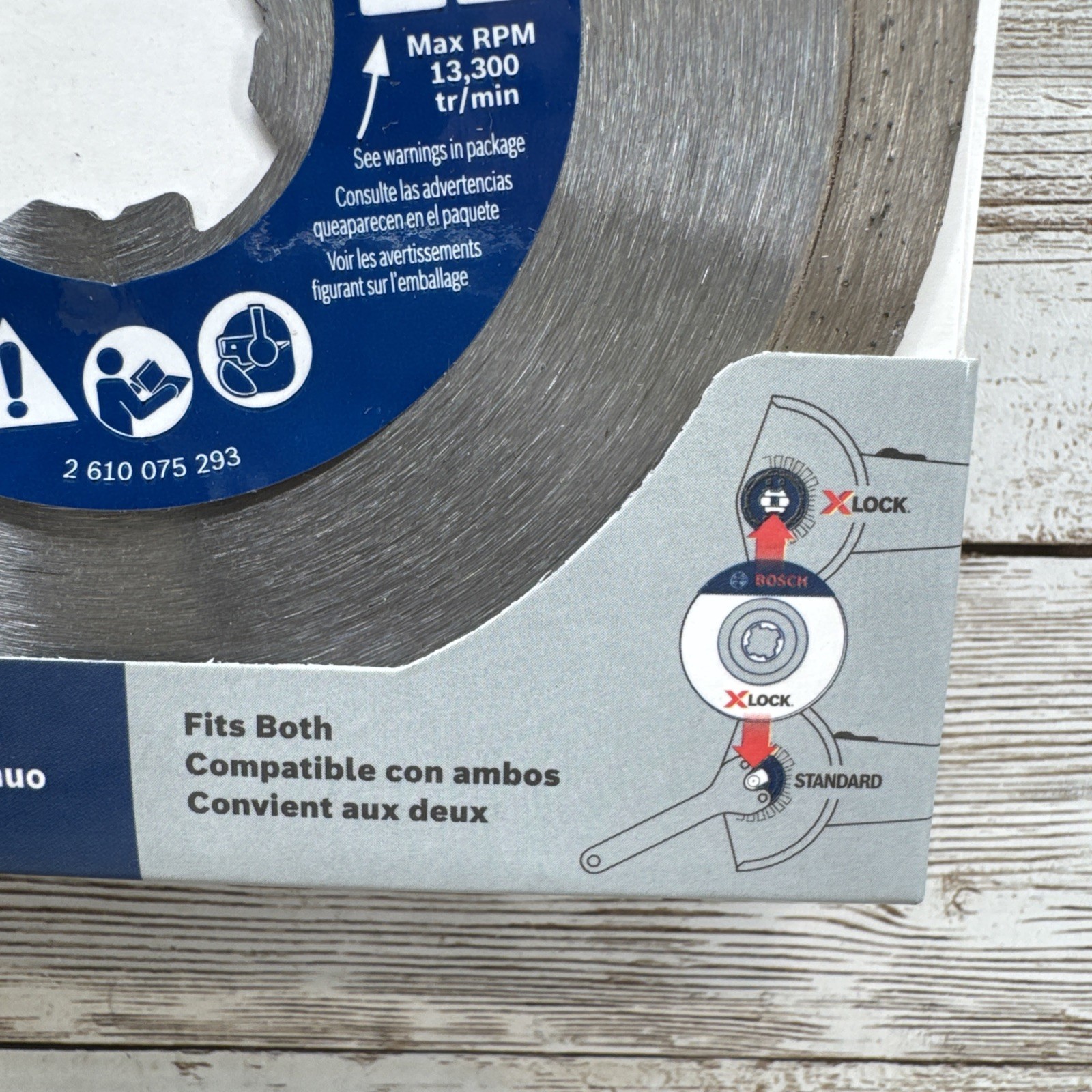 Bosch 4-1/2″ X-LOCK Continuous Rim Diamond Wheel Cutting Blade DBCX04501 NEW (2)
