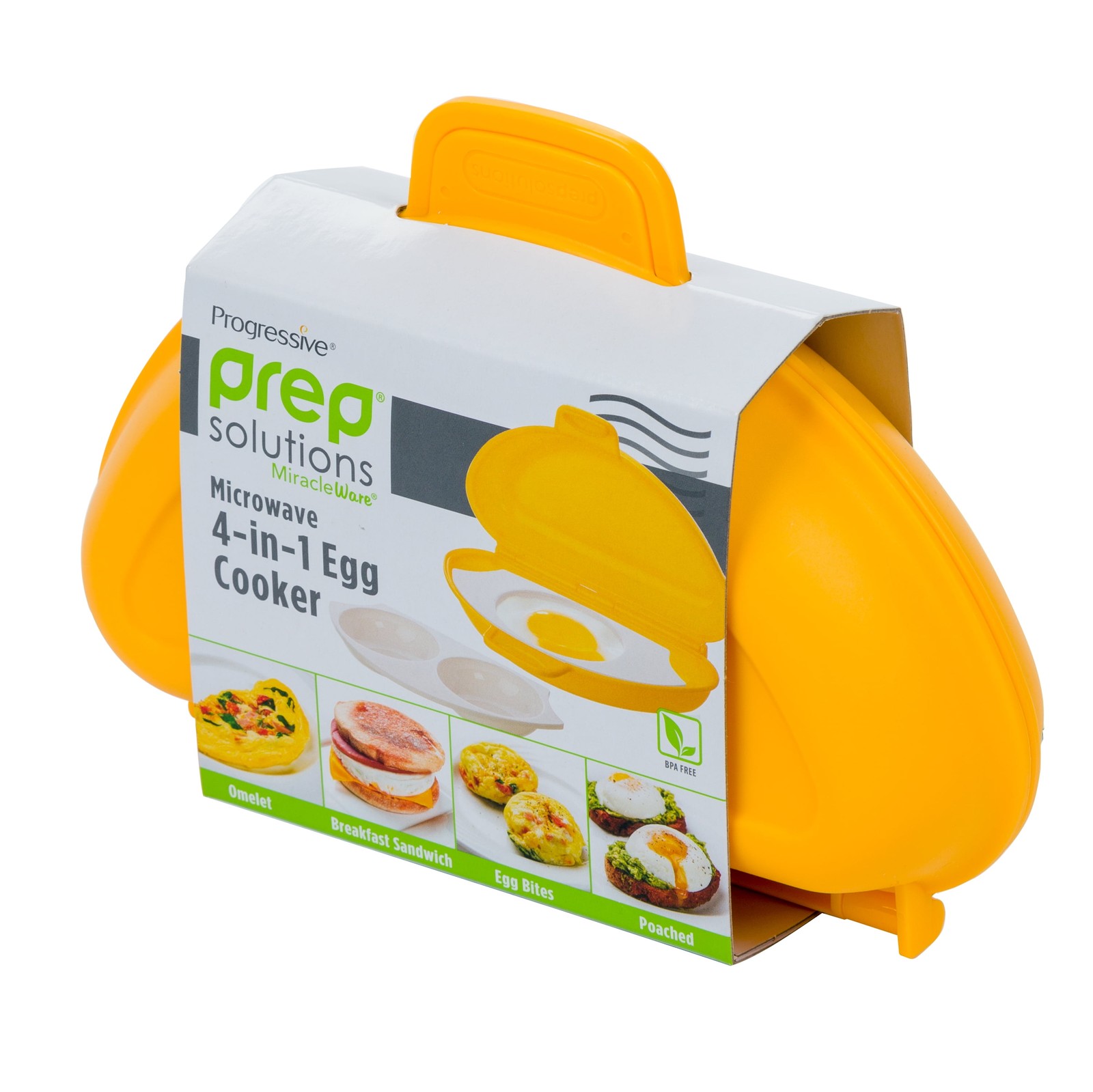 PrepSolutions 4-in-1 Microwave Egg Cooker Dishwasher Safe Parts