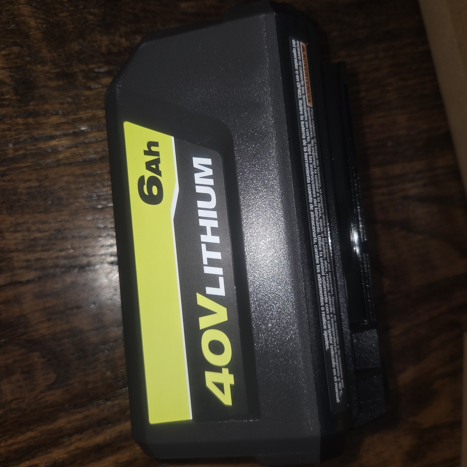 RYOBI OEM 40V LITHIUM BATTERY 6AH UN3480 GENUINE BRAND NEW