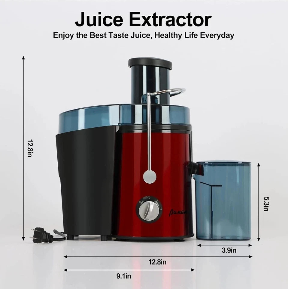 Extractor De Jugos Para Frutas Y Vegetales Acero Inoxidable Exprimidor De jugo