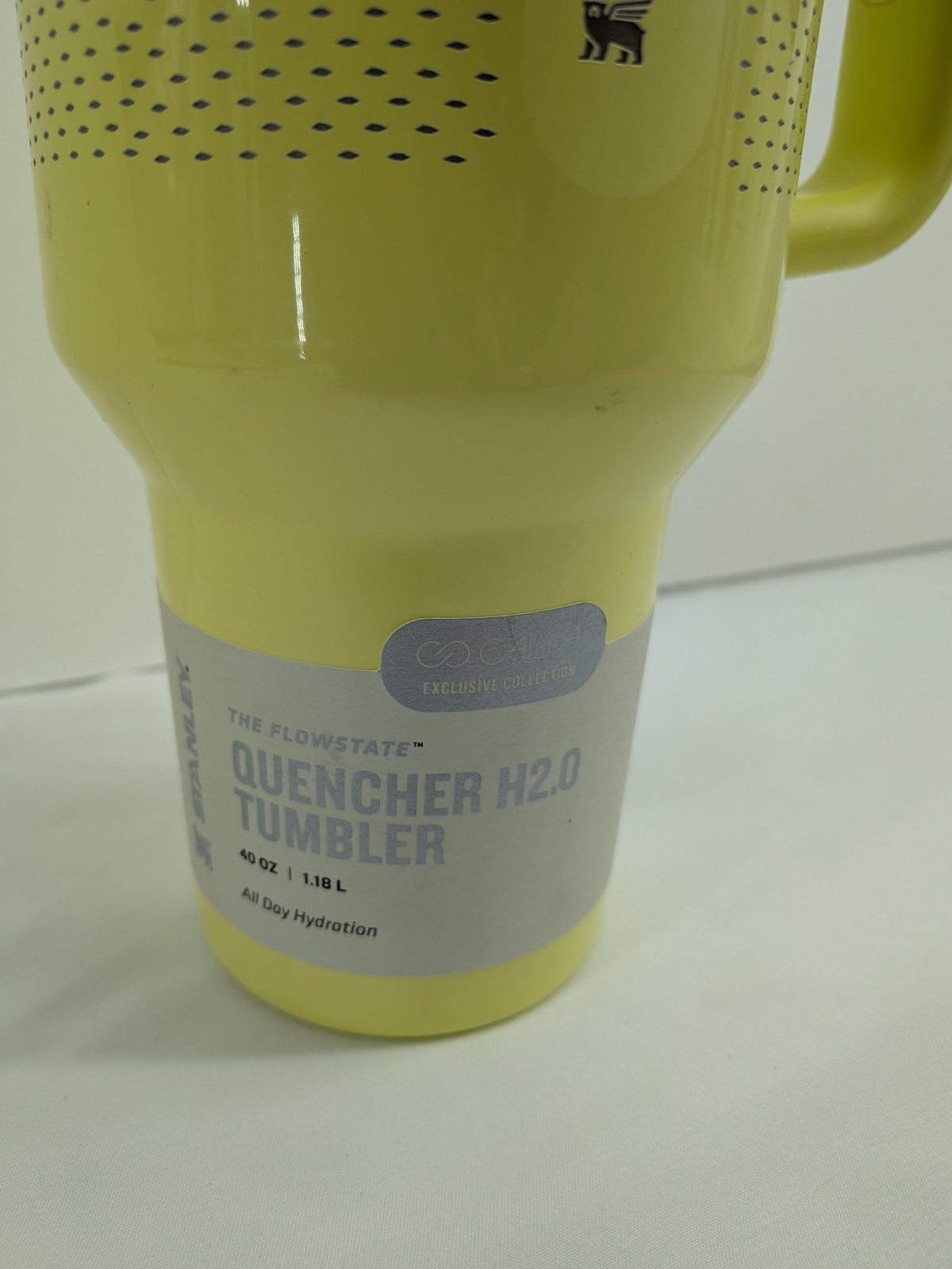 Stanley Calla The Flowstate Quencher H2.0 Tumbler 40 oz Yellow Insulated