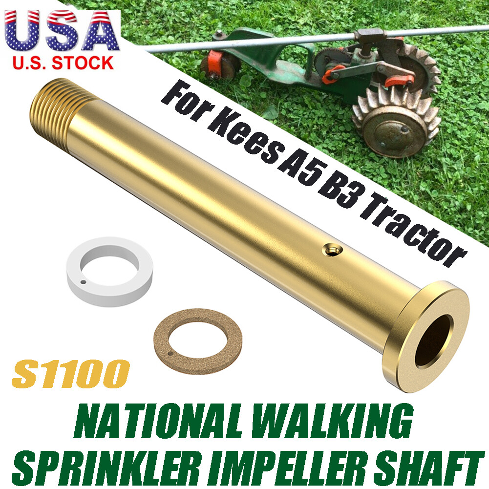 S1100 National Walking Sprinkler Impeller Shaft & Bearing For Kees A5 B3 Tractor