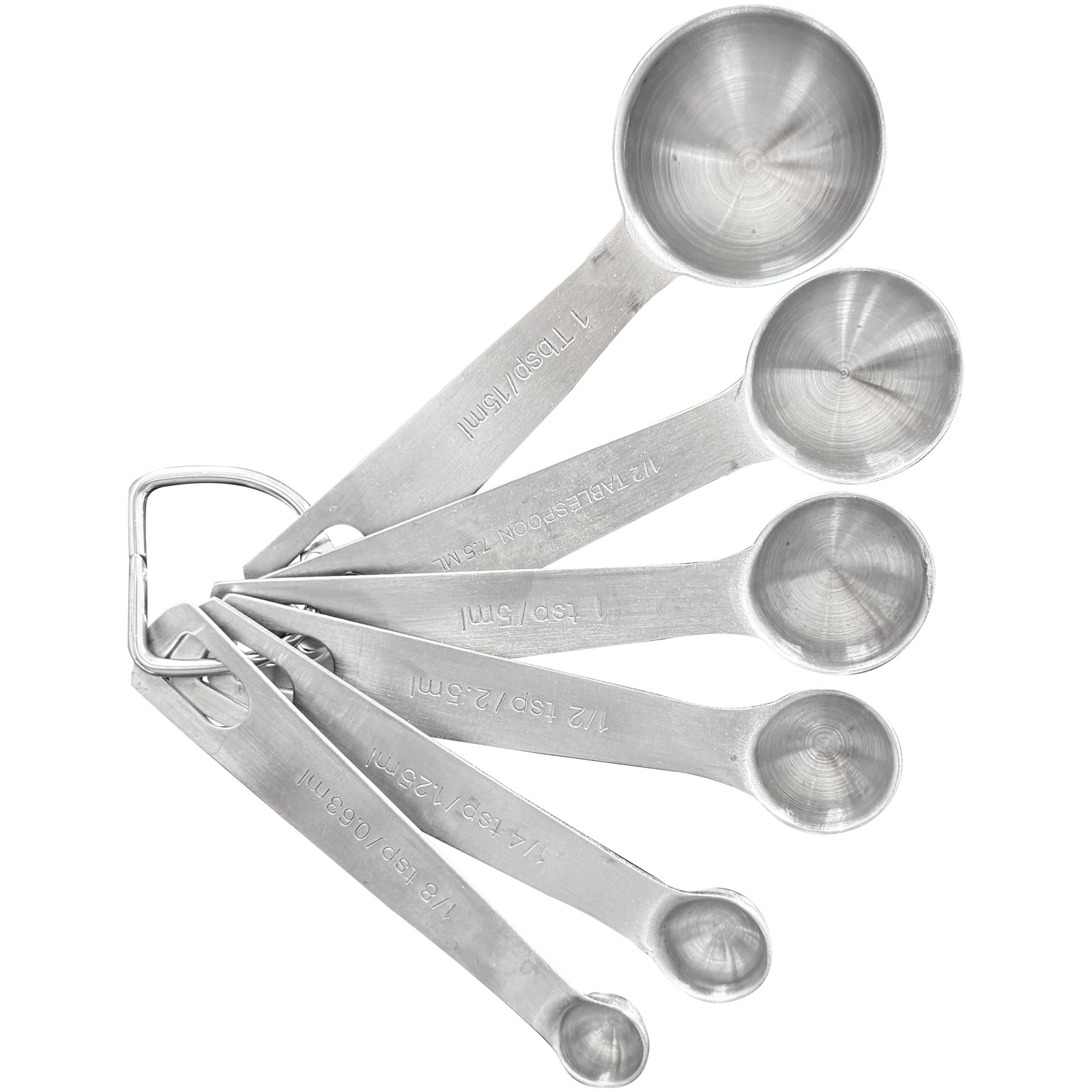 Household Stainless Steel Measuring Spoon Six-piece Set Kitchen Cooking Tool