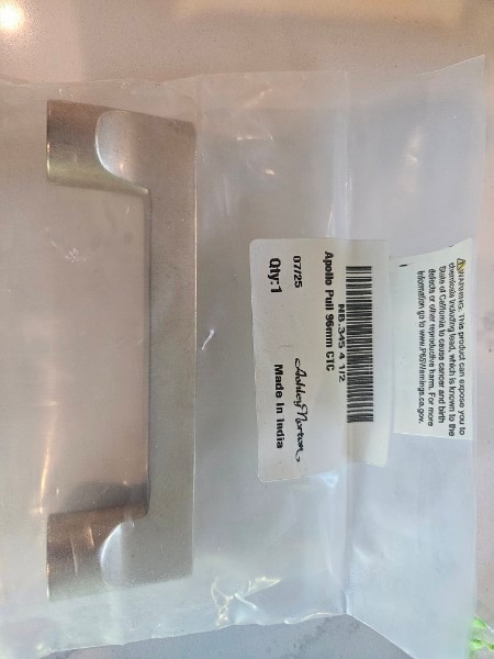 11 Brand New Un-opend Ashley Norton 3 3/4″ Centers Apollo Pull in Natural Bronze